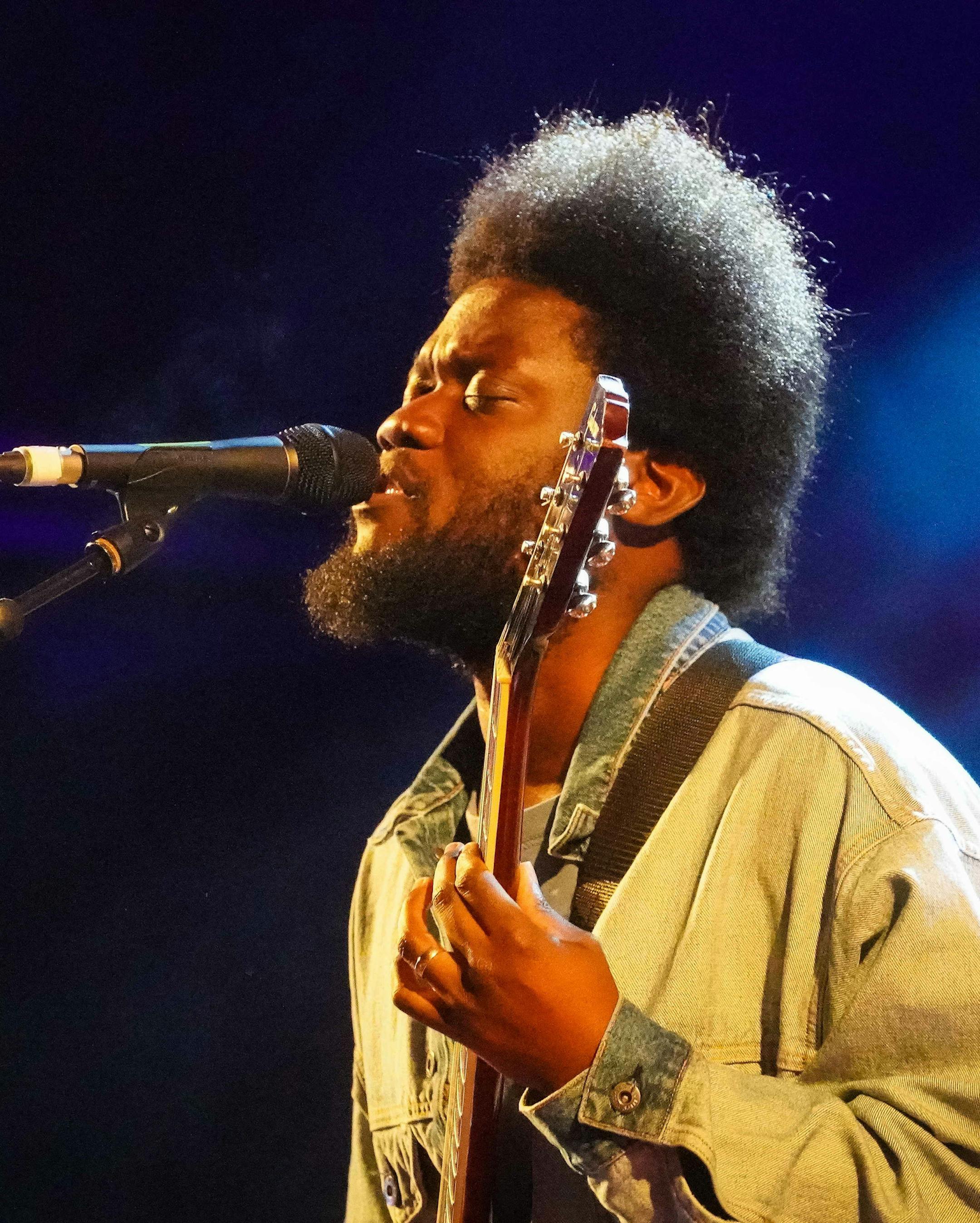 Michael Kiwanuka performs at the 2019 End of the Road Festival in Larmer Tree Gardens on Aug. 30, 2019 in Dorset. (Richard Gray/EMPICS/PA Wire/Zuma Press/TNS) ORG XMIT: 1481289