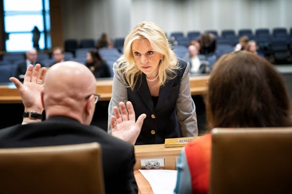 Sen. Karin Housley, R-Stillwater, is lead sponsor of the legislation directing the Department of Public Safety to spend $1 million on an ad campaign p
