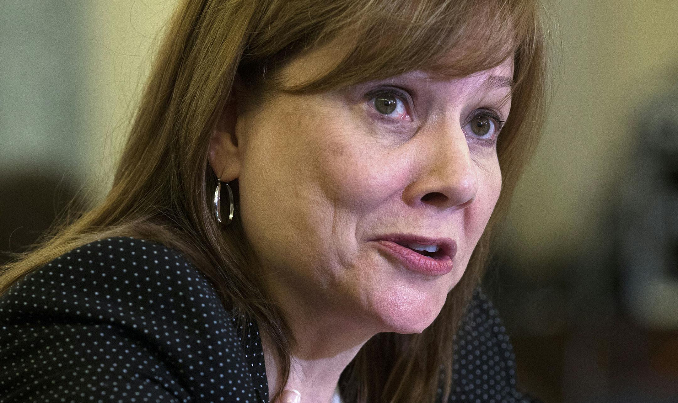 Mary Barra, chief executive of General Motors, testifies during a Commerce, Science, and Transportation subcommittee hearing on Capitol Hill in Washington, April 2, 2104. During the hearing, Sen. Claire McCaskill (D-Mo.)said the company had a “culture of cover-up” that allowed an employee to lie under oath and discouraged quick action on fixing a car defect linked to 13 deaths. (Doug Mills/The New York Times)