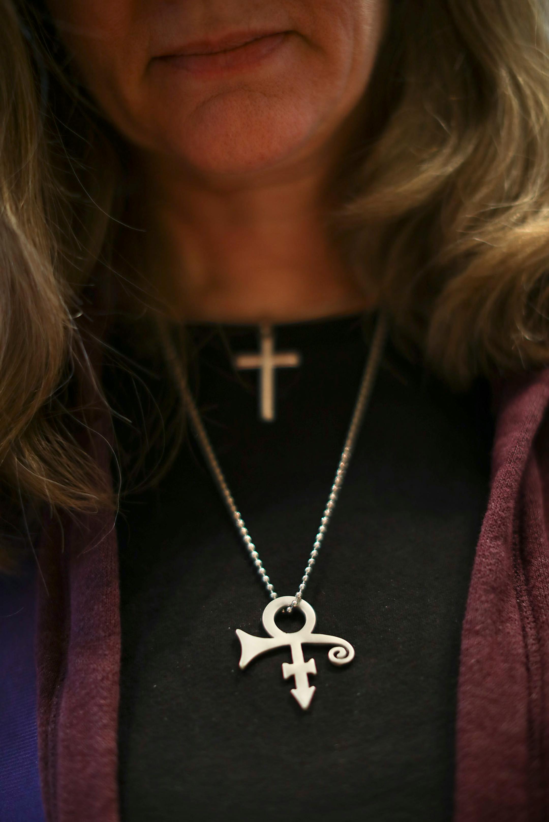 Rhonda Ganansky traveled from Wisconsin to attend the keynote presentation Monday night, but mostly to attend a panel discussion on "The Theology of Prince."