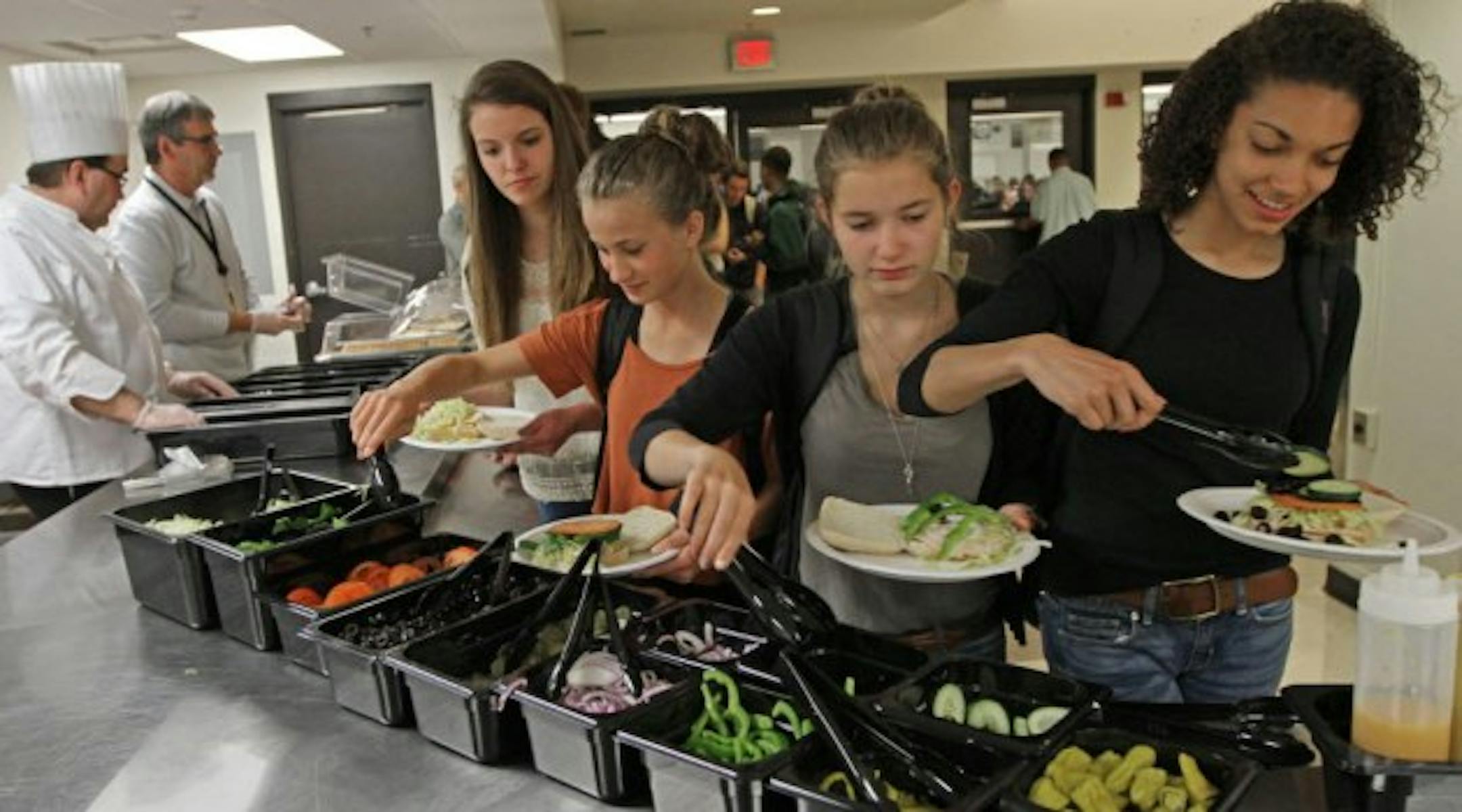 Washburn students got to try out new, more-varied school lunches ahead of other schools in 2012.