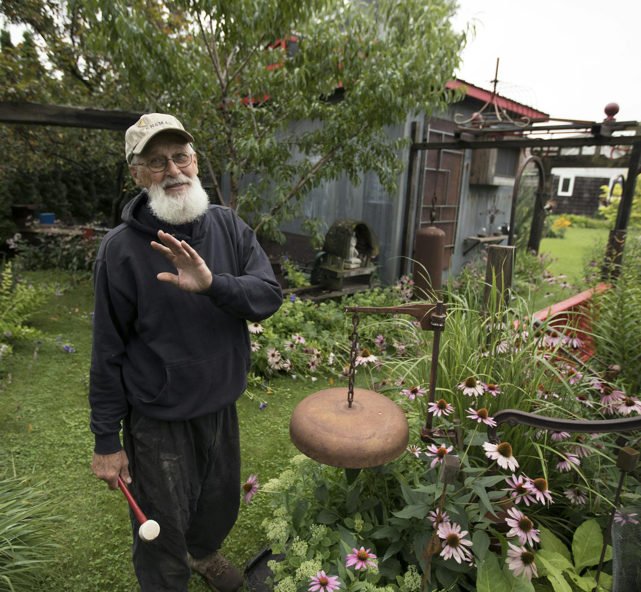 Dan Allenspach says his works are "an offshoot of my search for the meaning of life."