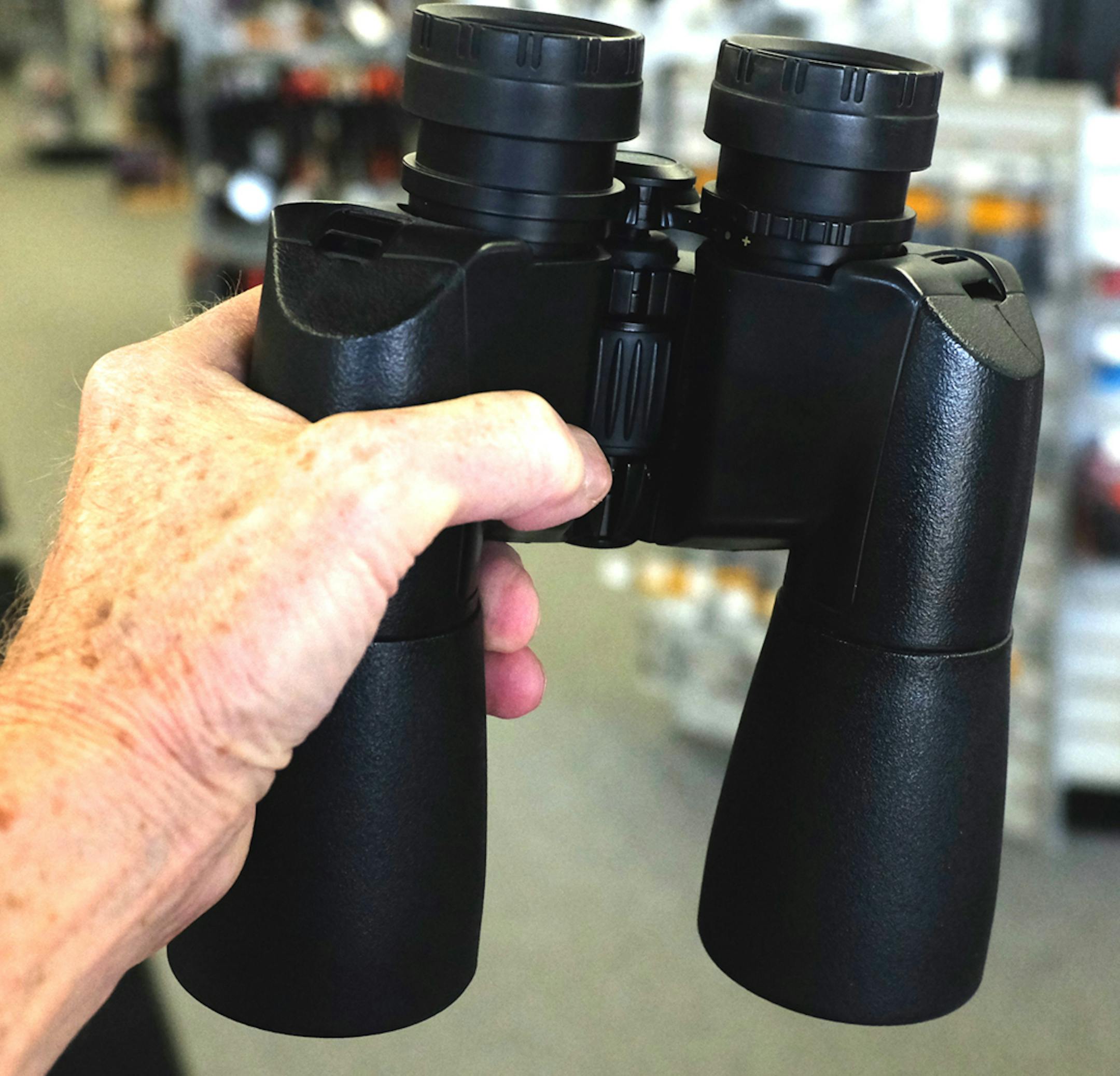 Porro prism binoculars Nikon 10x50 credit: Jim Williams