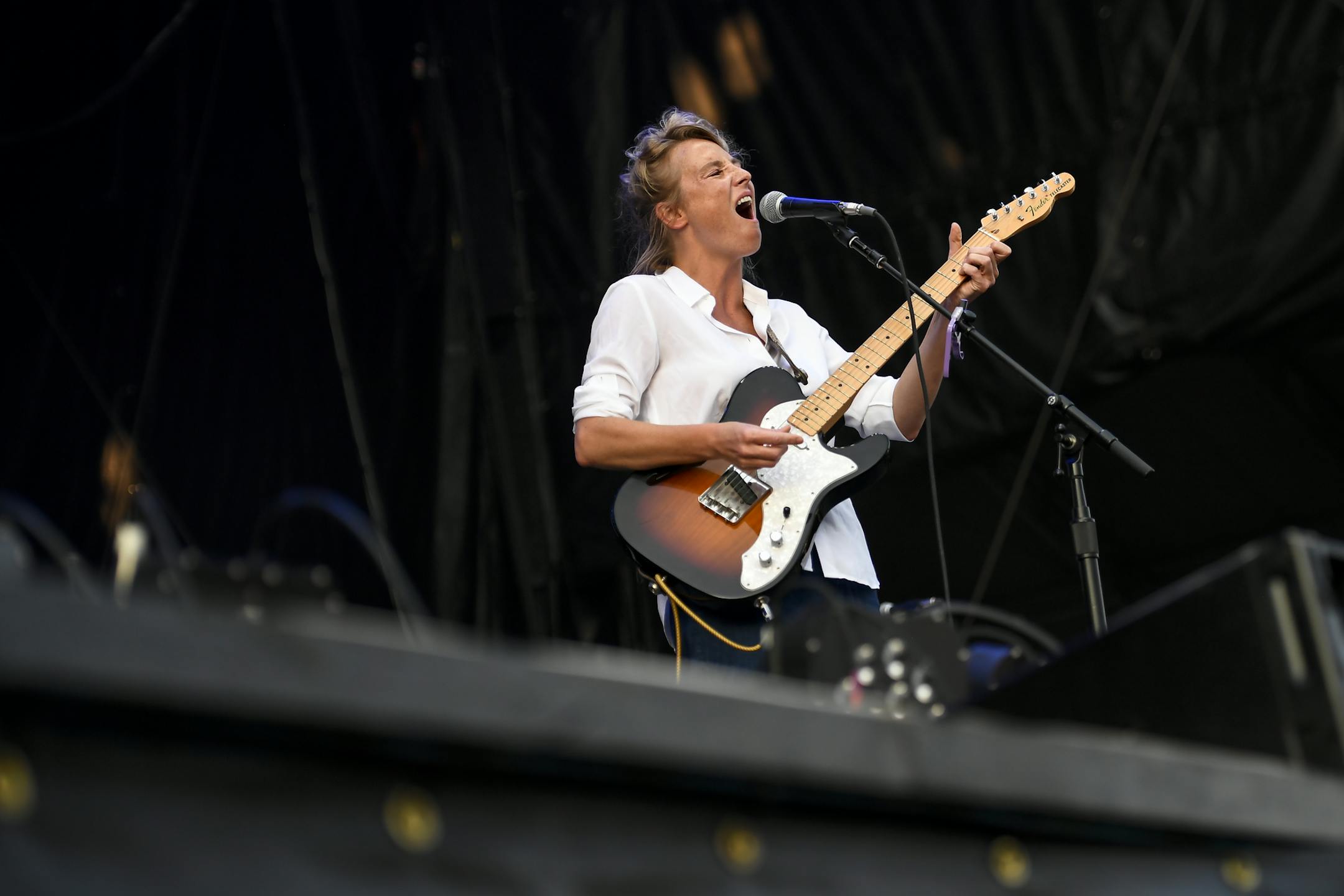 Lissie performed at the Minnesota State Fair grandstand in 2018 with Trampled by Turtles.