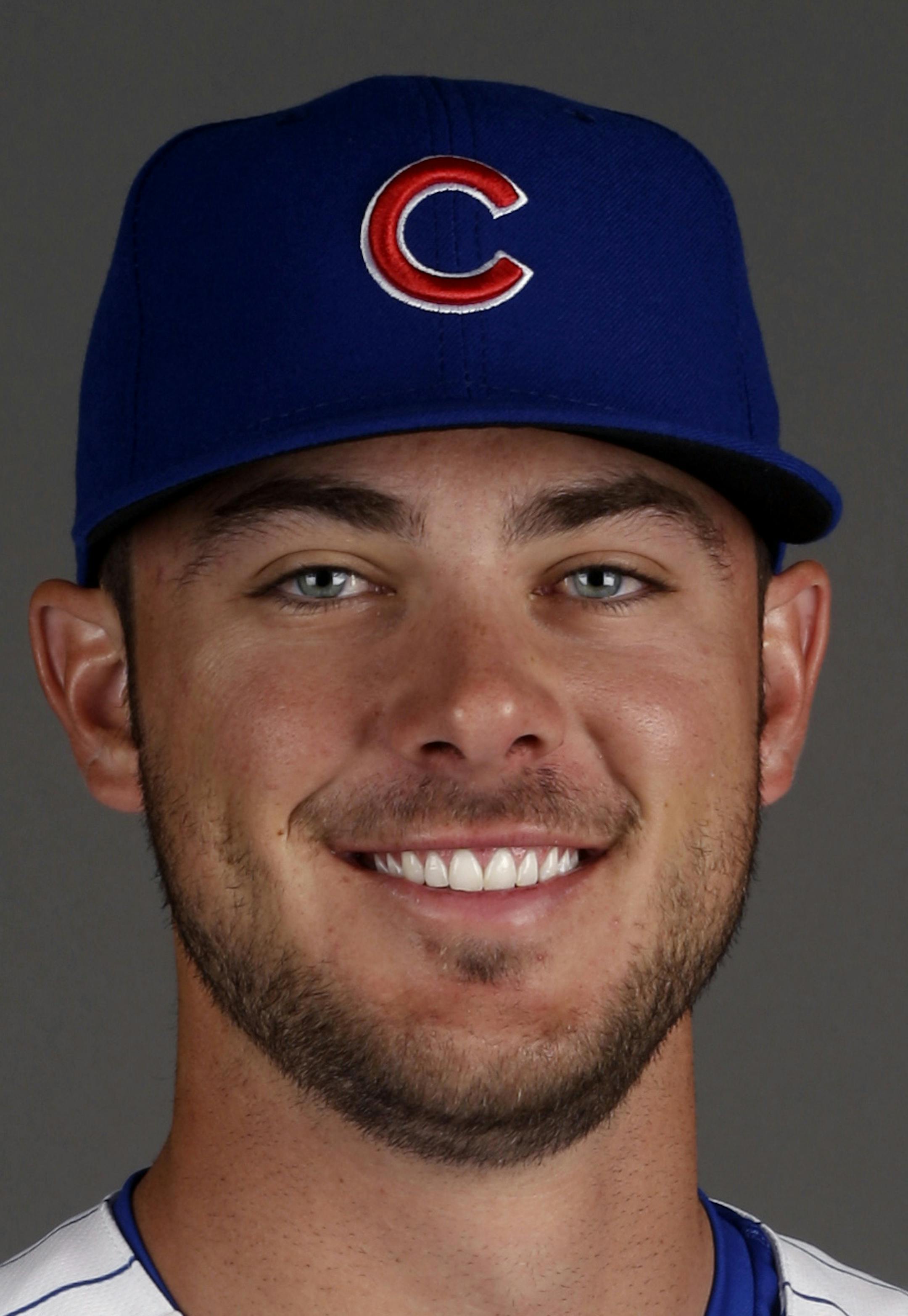 FILE -This 2015 file photo shows Chicago Cubs’ Kris Bryant, who was selected as the NL Rookie of the Year on Monday, Nov. 16, 2015. (AP Photo/Morry Gash, File)