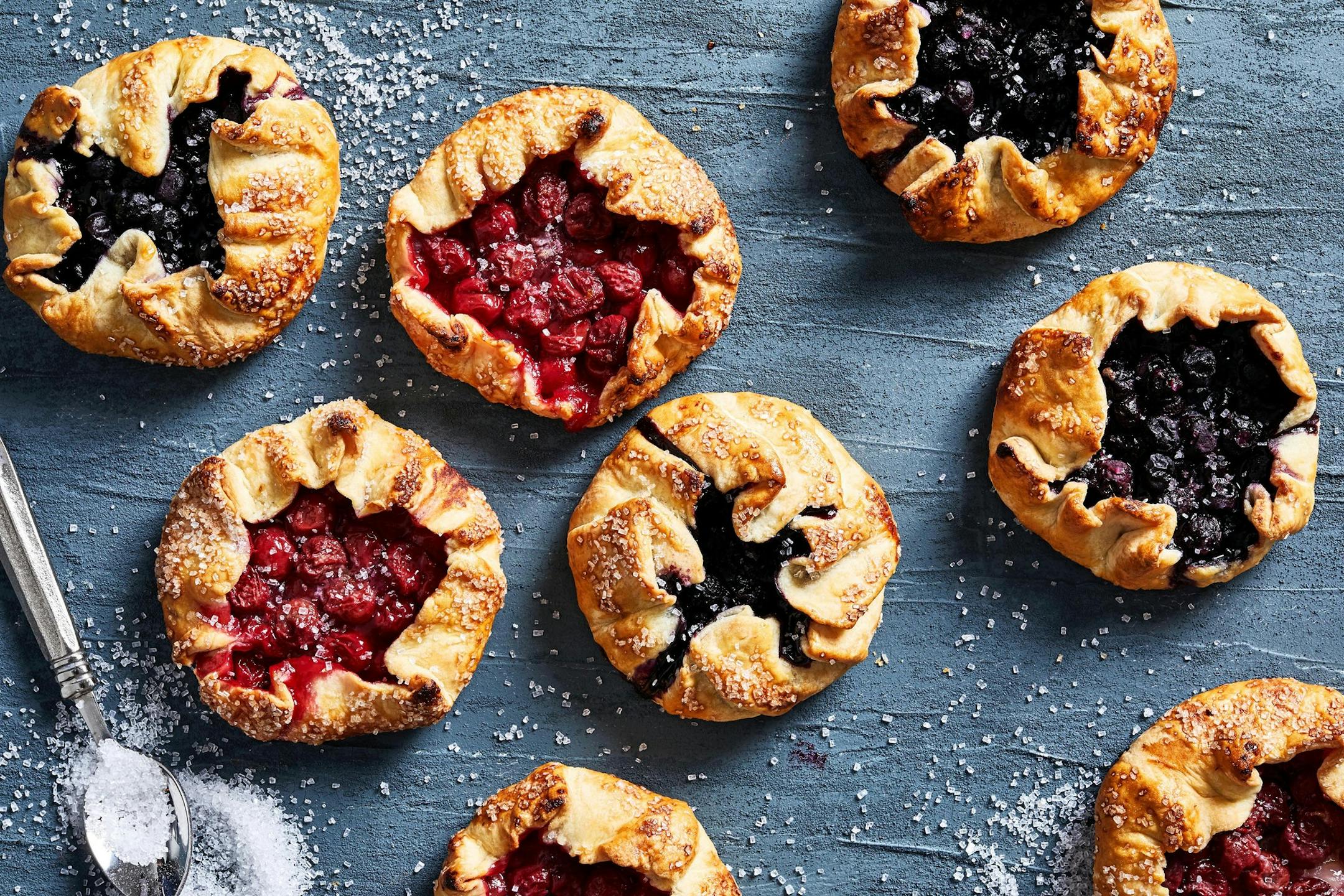 Mini Fruit Galettes. MUST CREDIT: Photo by Stacy Zarin Goldberg for The Washington Post.