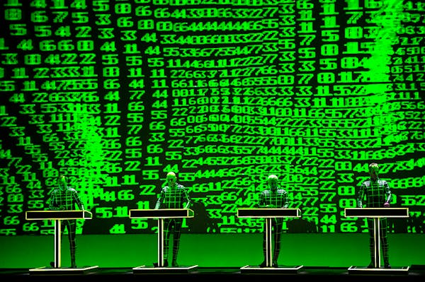 Kraftwerk performed Wednesday, Oct. 7, 2015 at Northrop Auditorium at the University of Minnesota.