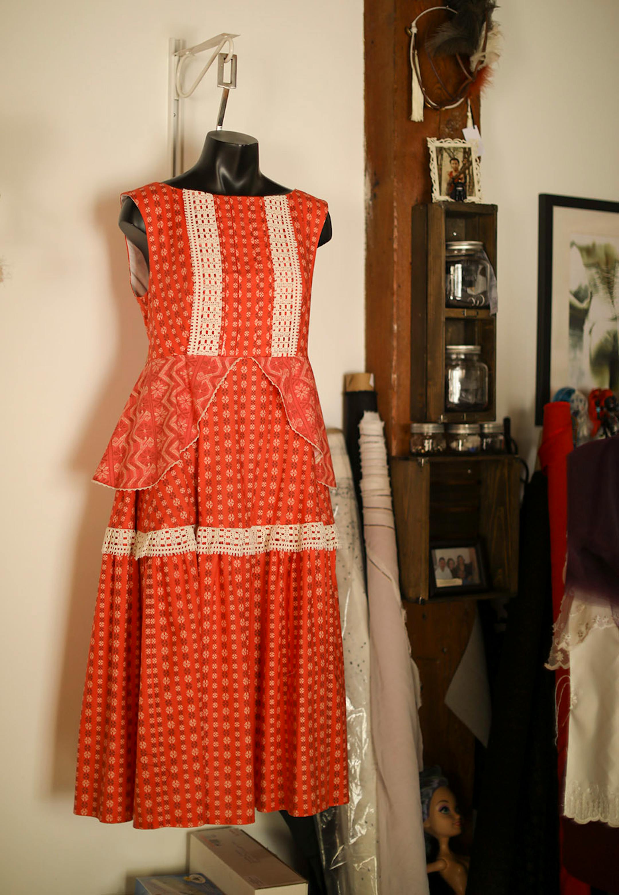 A dress by Minneapolis designer Samantha Rei.