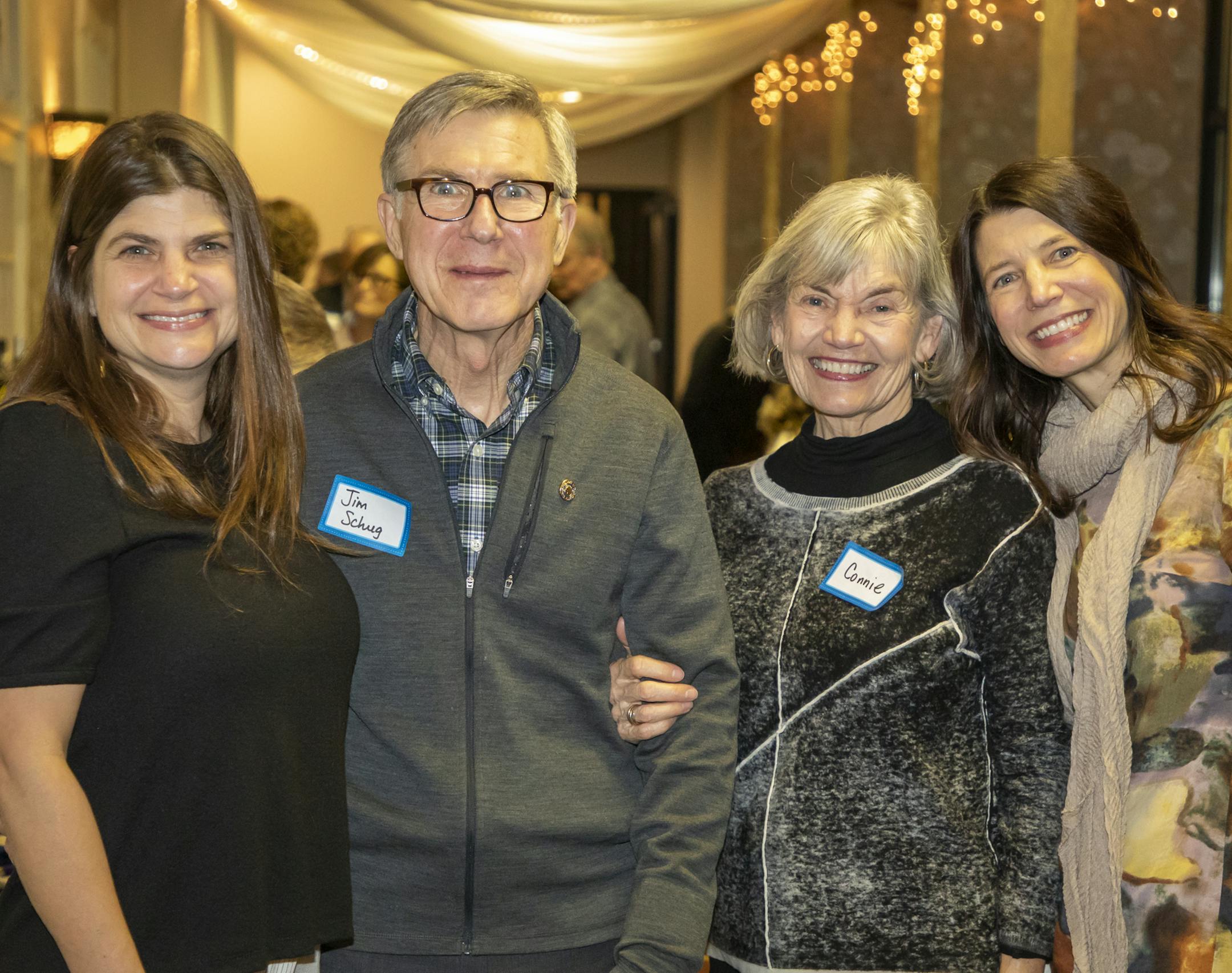 Emily Hedquist, Jim and Connie Schug and Anna Clayton.