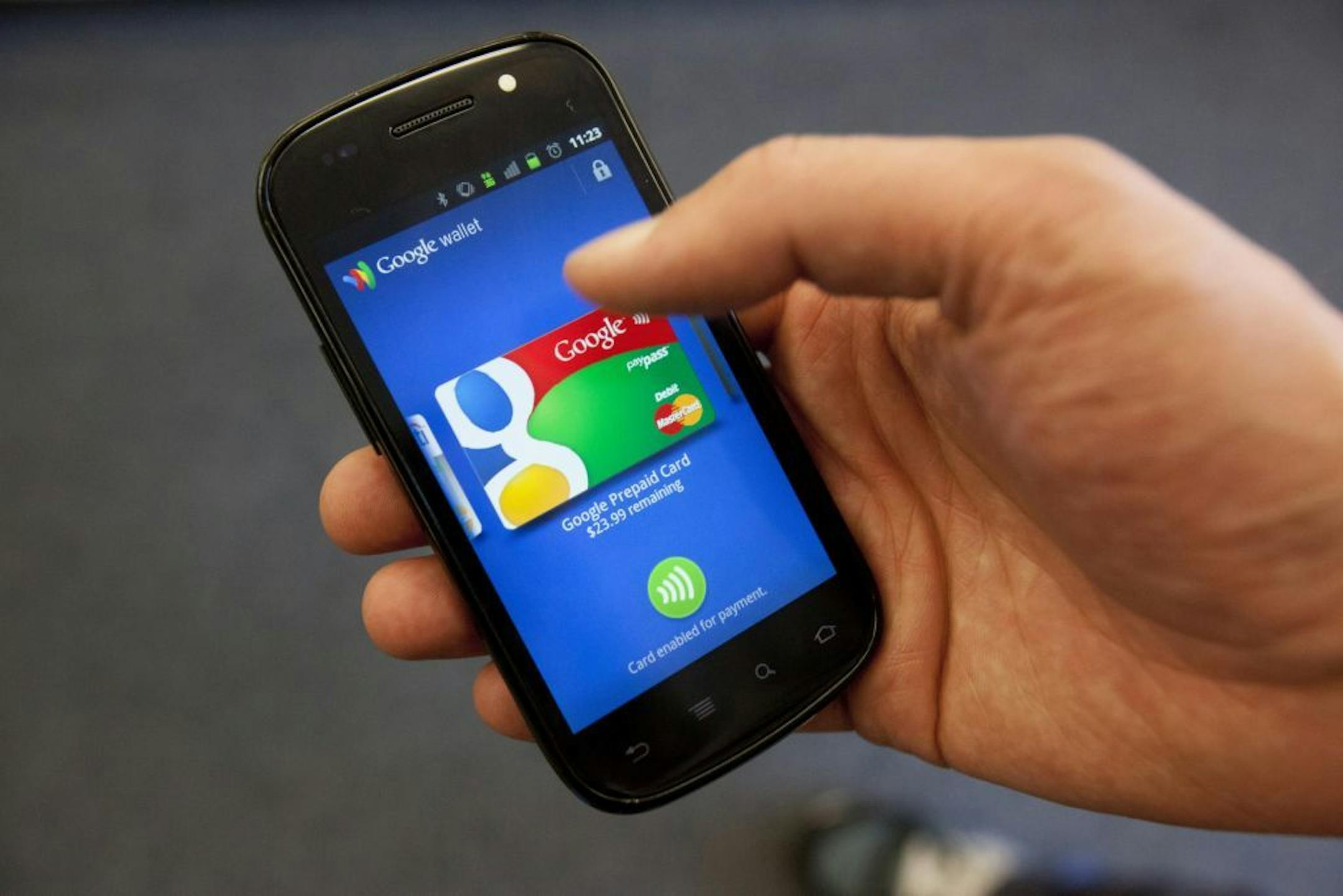 Google Wallet can be used with Citi Mastercard credit cards and a Google pre-paid card.