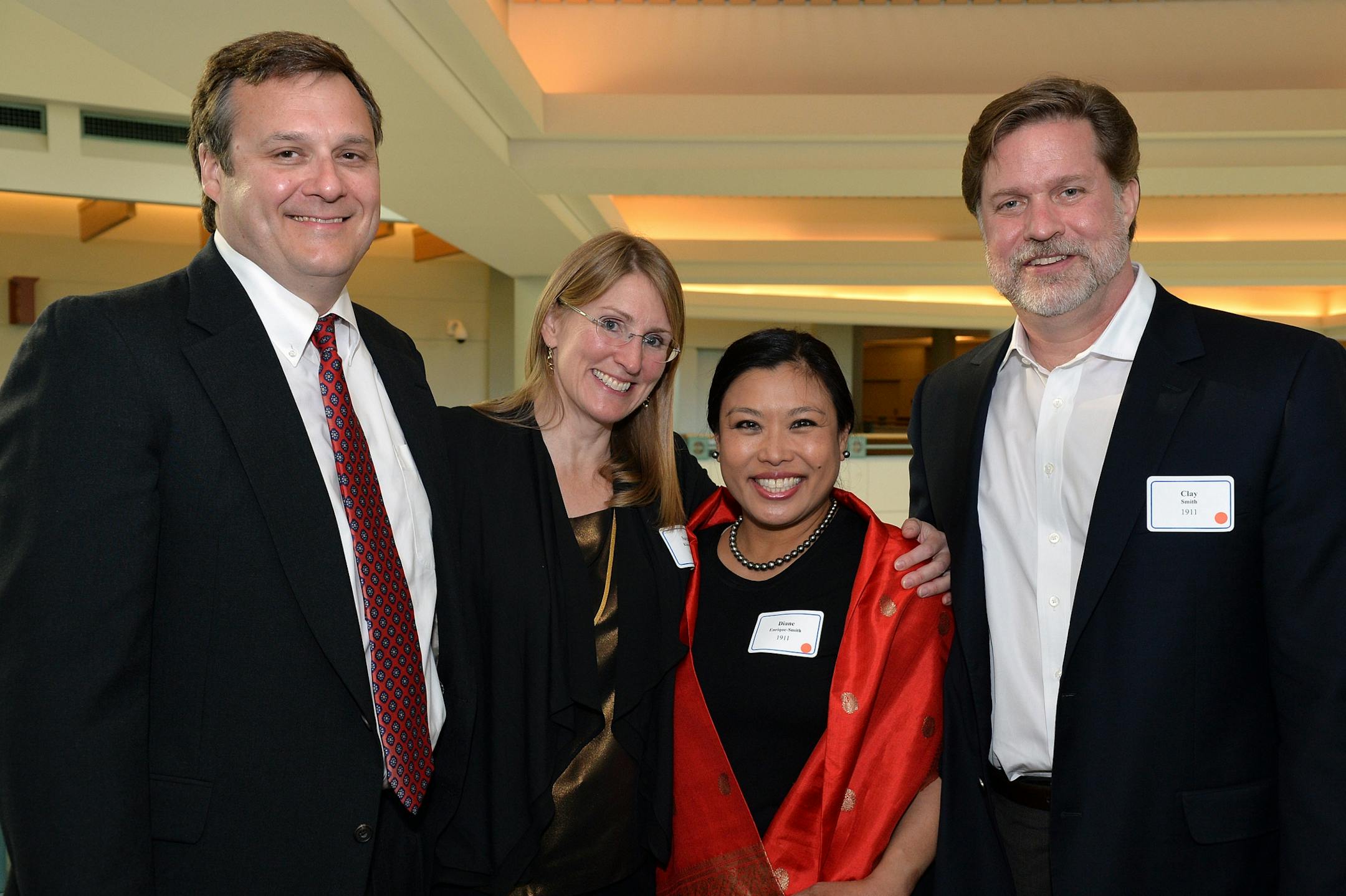 From left, Steve and Sarah Klammer and Diane and Clay Smith.