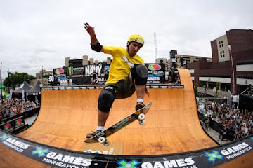 Andy Macdonald competed in the skateboard vert contest during last year's XGames.