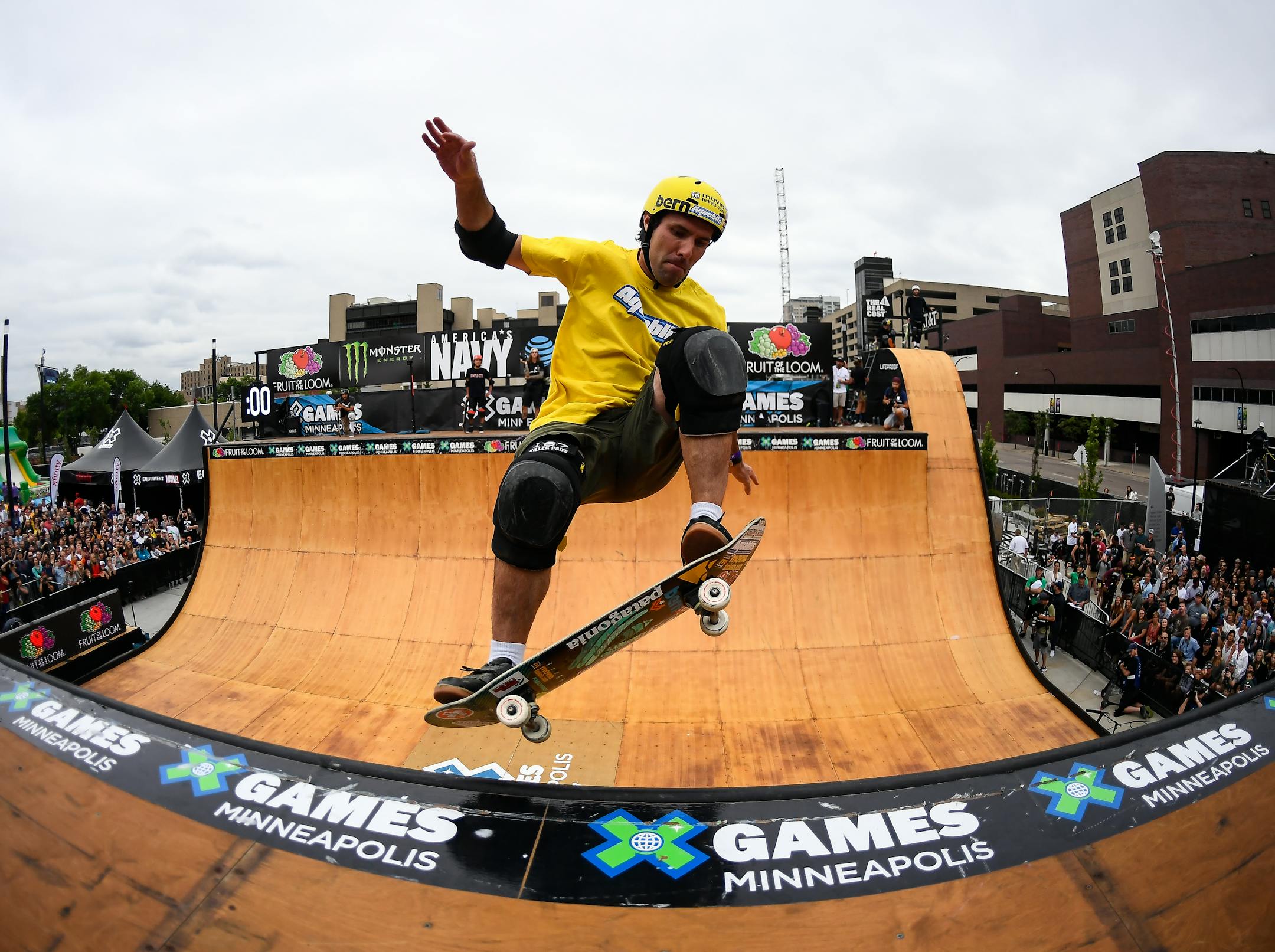 Andy Macdonald competed in the skateboard vert contest during last year's XGames.