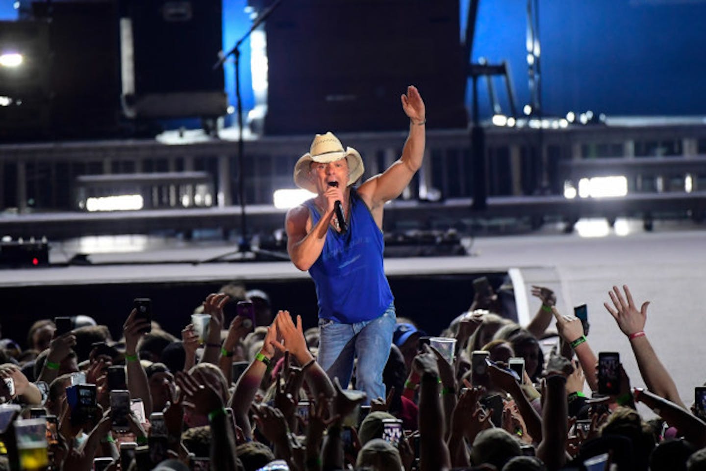 Kenny Chesney rolled into U.S. Bank Stadium in 2018 after four summers at Target Field. / Aaron Lavinsky, Star Tribune