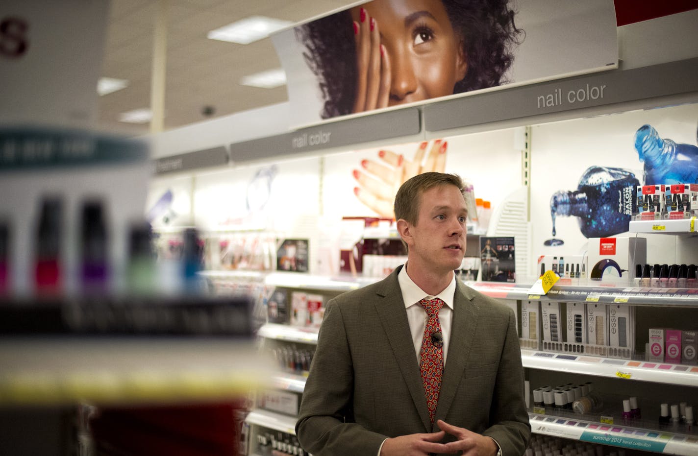 In the St. Paul Midway Target Super Center, Sergeant Charlie Anderson of the St Paul Police talked about a new organized crime unit that will combat shoplifting large quantities - baby formula, laundry detergent etc and fencing them to neighborhood mom and pop stores. Tide laundry detergent, DVDs and cosmetic fragrances are some of the most shoplifted items. Monday, August 12, 2013 ] GLEN STUBBE * gstubbe@startribune.com