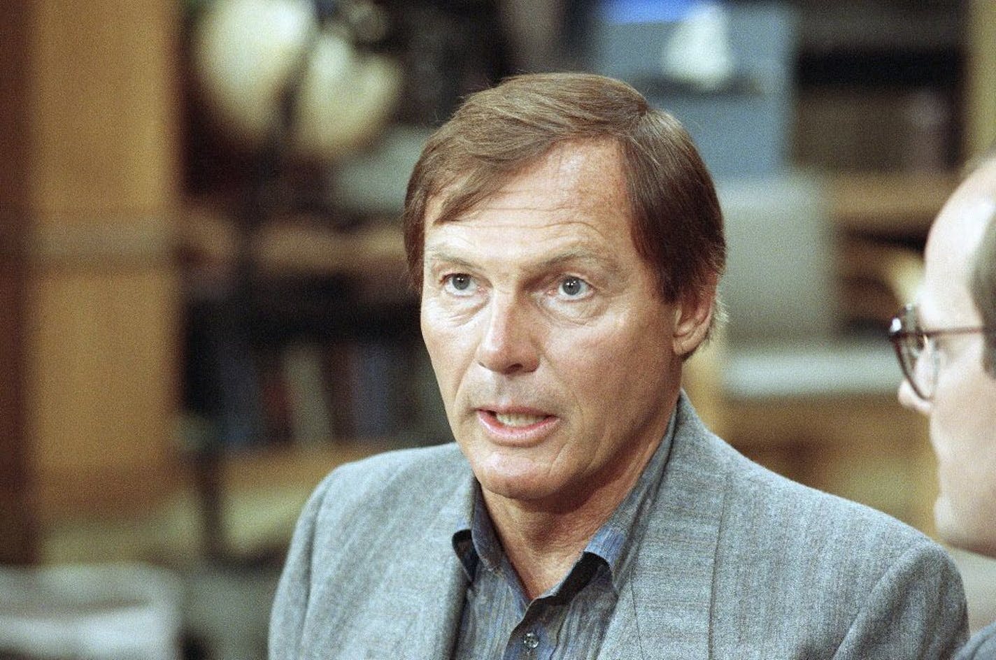 FILE - This June 14, 1989 file photo shows Adam West in New York. On Saturday, June 10, 2017, his family said the actor, who portrayed Batman in a 1960s TV series, has died at age 88.