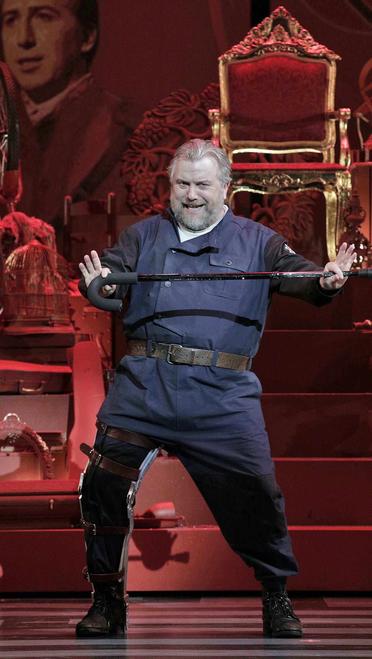 Olafur Sigurdarson as Rigoletto in Verdi's Rigoletto by the Minnesota Opera. Photos by Cory Weaver.