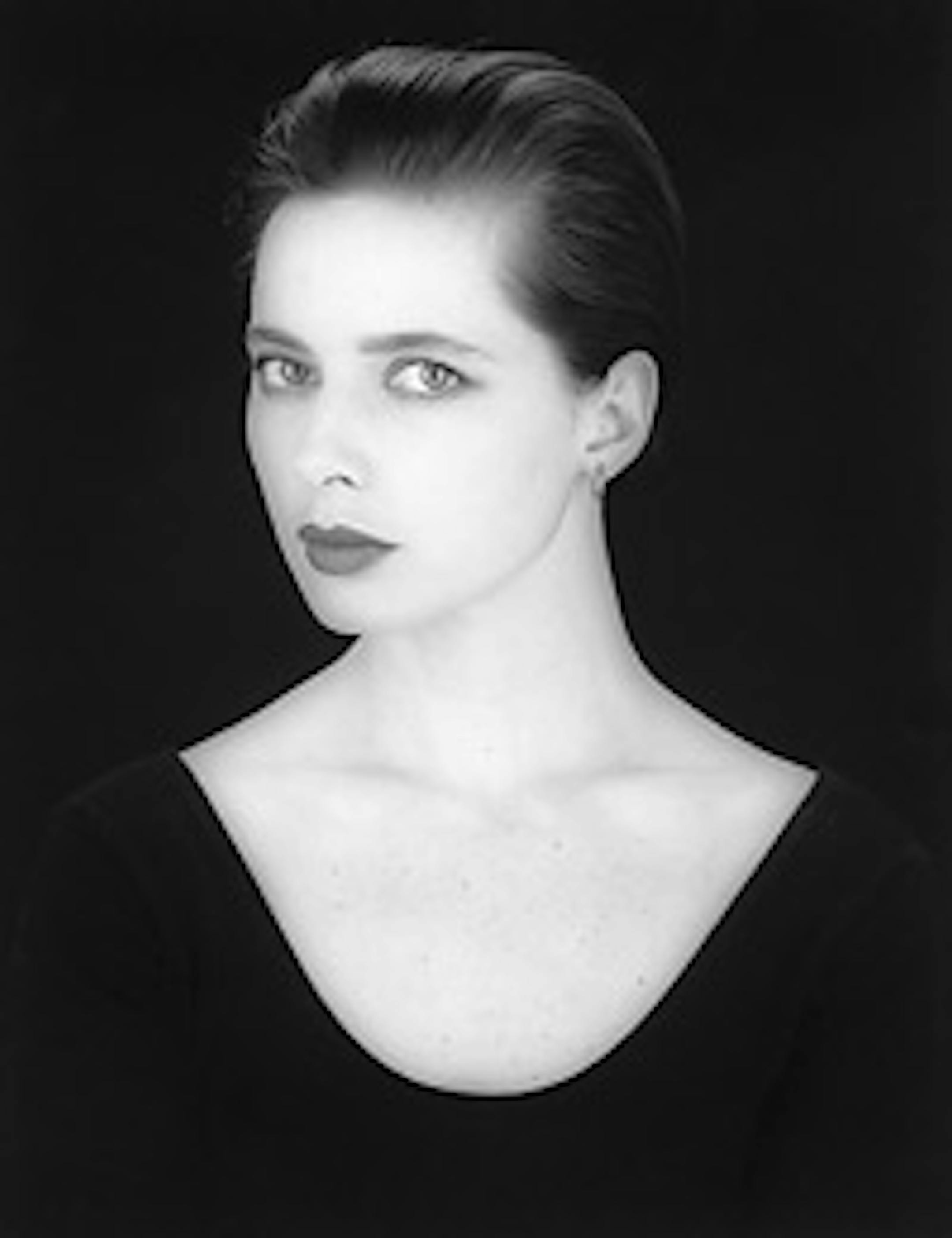 Isabella Rossellini, 1988, photo by Robert Mapplethorpe.