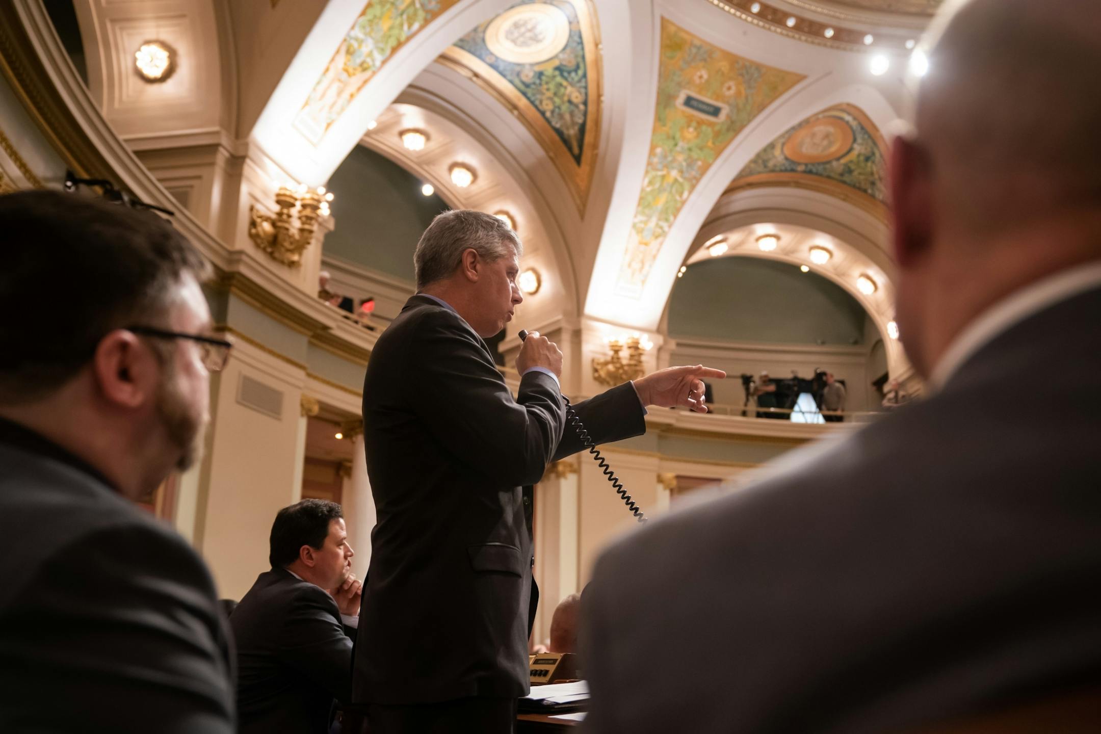 Rep. Steve Drazkowski, R-Mazeppa spoke in support of Kurt Daudt's amendment.