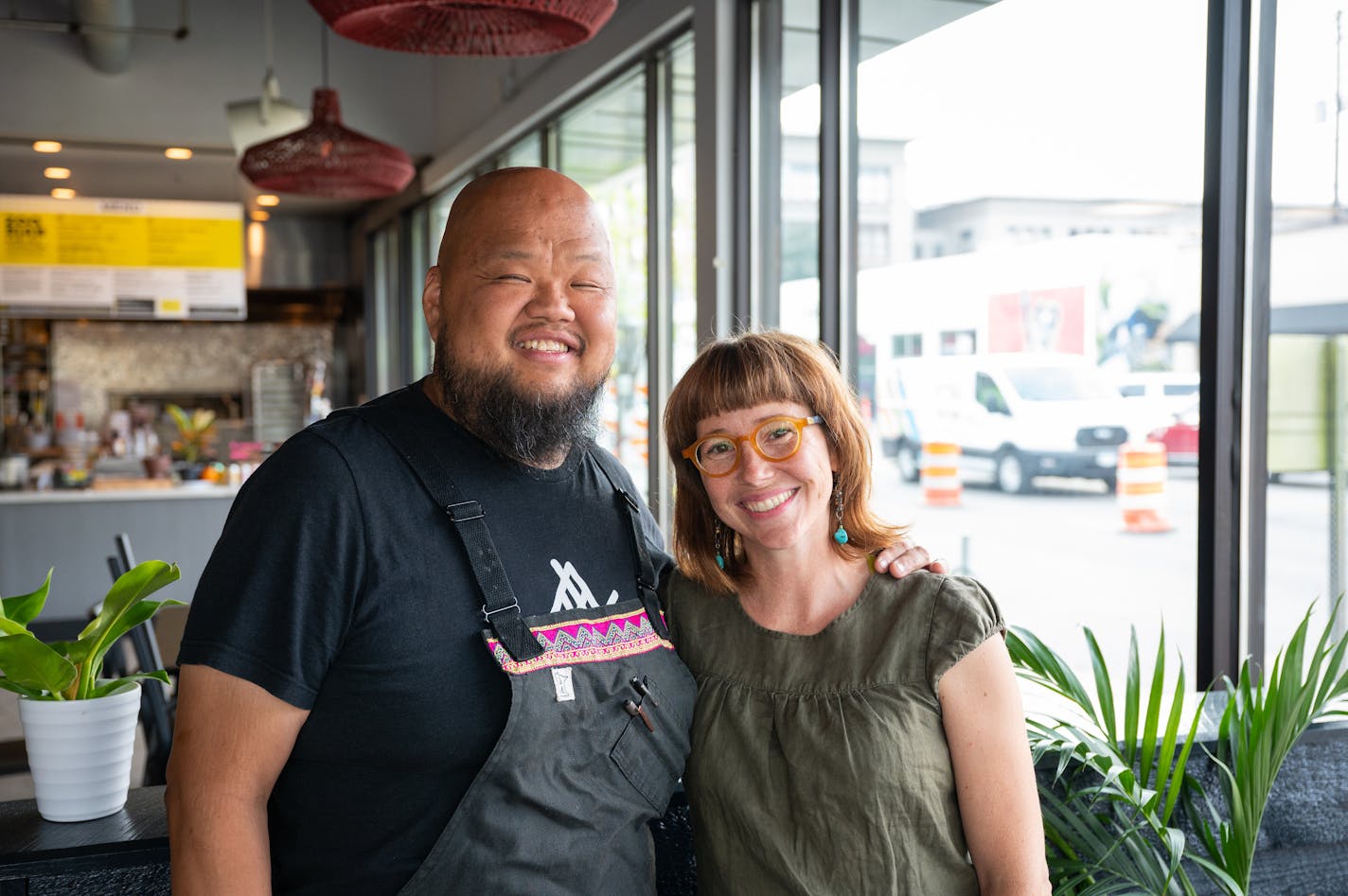 Chef Yia Vang and Dangerous Man co-founder Sarah Bonvallet