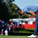 Europe&#xed;s Thomas Pieters missed a putt on the eighth green during afternoon play. ] (AARON LAVINSKY/STAR TRIBUNE)
aaron.lavinksy@startribune.com T