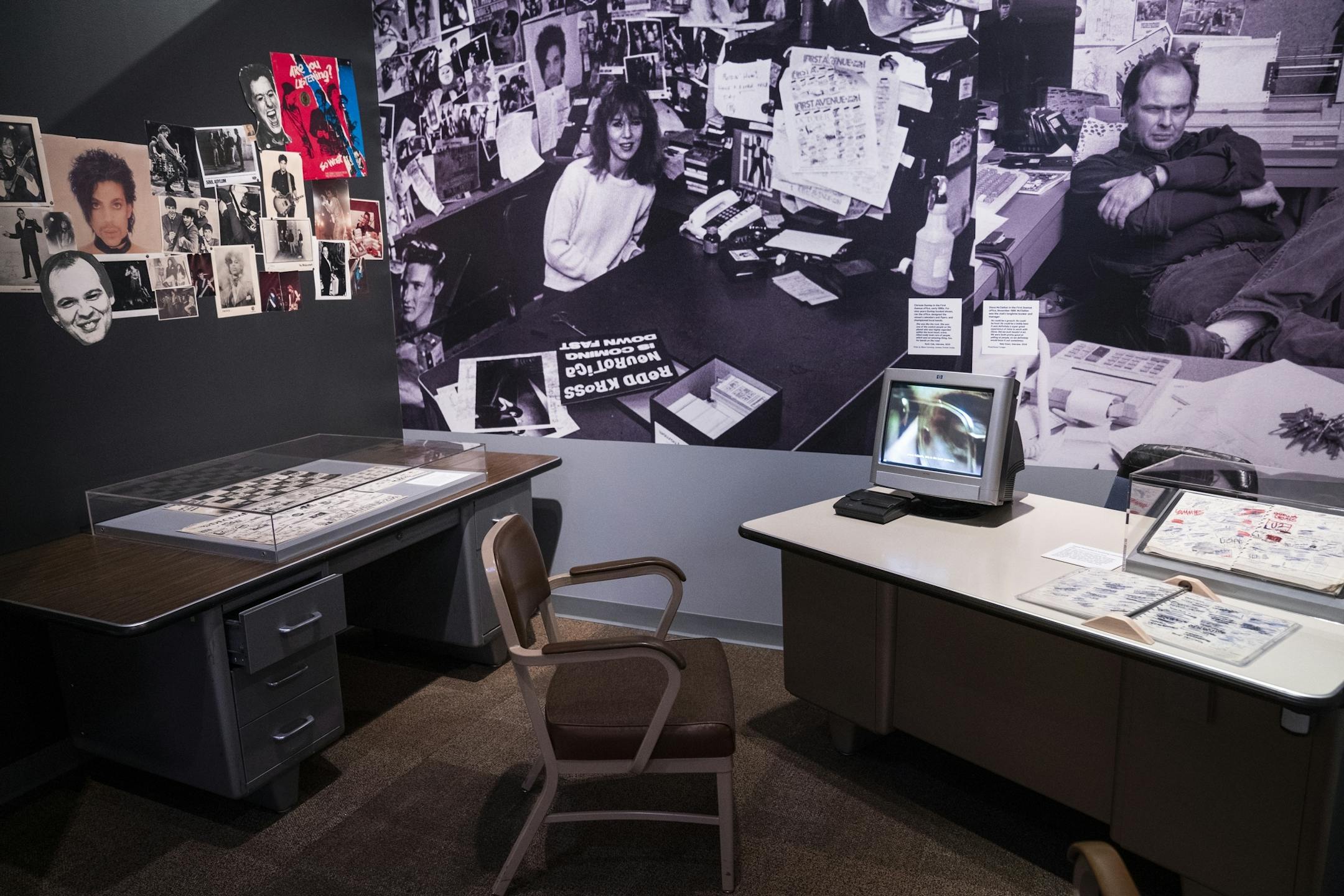 A replica of Steve McClellan's office.