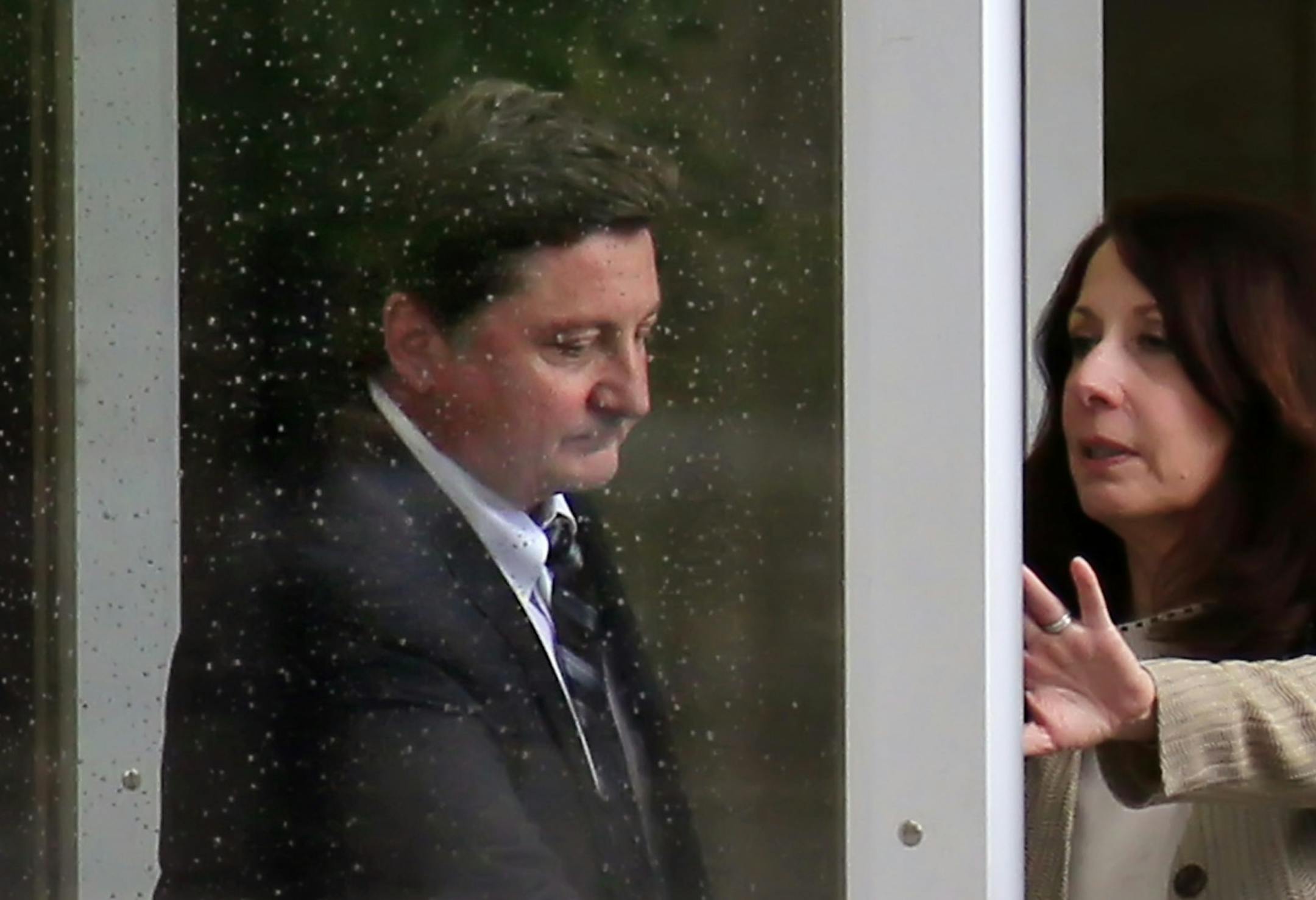 Twin Cities hedge fund manager James Fry was found guilty on all 12 federal charges Wednesday that he misled investors when he when sent their funds to former Wayzata businessman-turned-felon Tom Petters. Here, Fry walks out of court with his wife after the trial. ] BRIAN PETERSON ‚Ä¢ brianp@startribune.com Minneapolis, MN - 06/10/2013