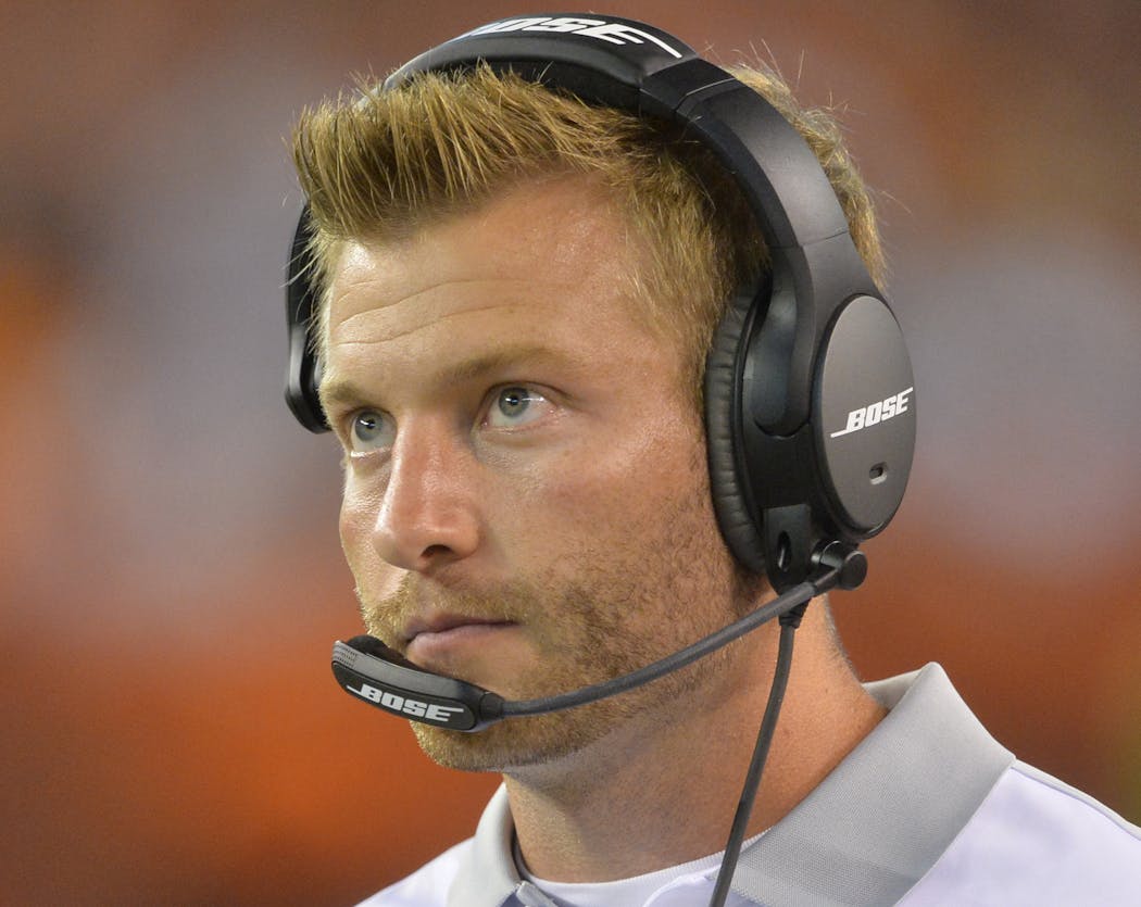 Sean McVay, 31, is the youngest head coach in NFL history.