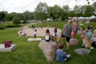 Phoenix Park is is a public space located at the confluence of the Eau Claire and Chippewa Rivers and features a walking labyrinth, a natural amphithe