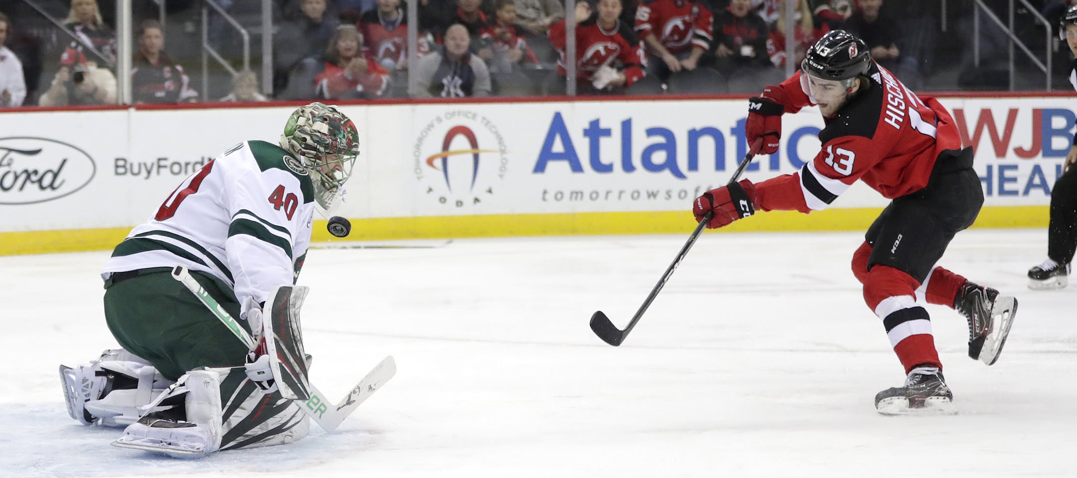 Wild goalie Devan Dubnyk, who stopped the Devils' Nico Hischier in a Feb. 9 game, said he hasn't lost confidence in his game during the team's slump.
