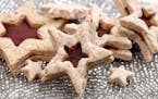 Apple Cardamom Pecan Star Cookies (from baker Jana Freiband).