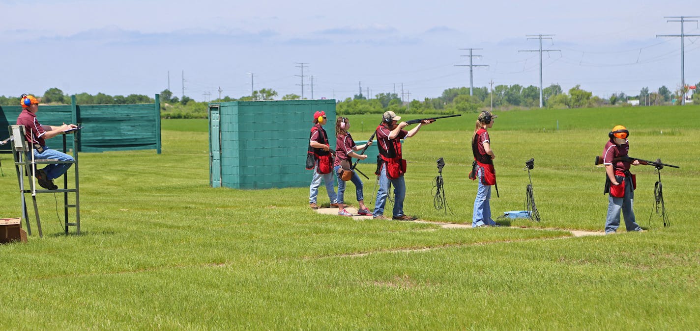 More Minnesota high school students now compete in trapshooting than participate in hockey. The students' clay target championship will conclude Tuesday in Alexandria, Minn., after five days of competition involving 6,100 youth, boys and girls.