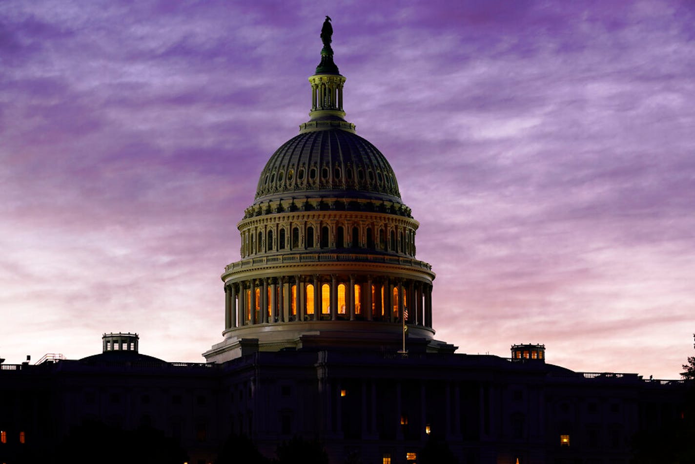 The Capitol is seen on the morning of Election Day, Tuesday, Nov. 3, 2020, in Washington. (AP Photo/J. Scott Applewhite)