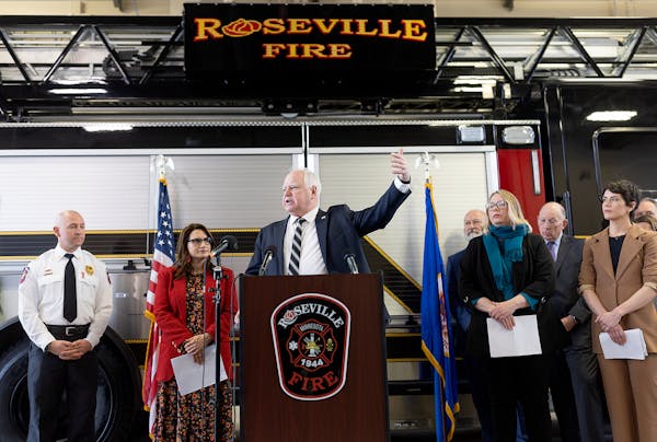 Minnesota Gov. Tim Walz released part three of his budget Monday at the Roseville Fire Department before unveiling his full two-year plan on Tuesday.