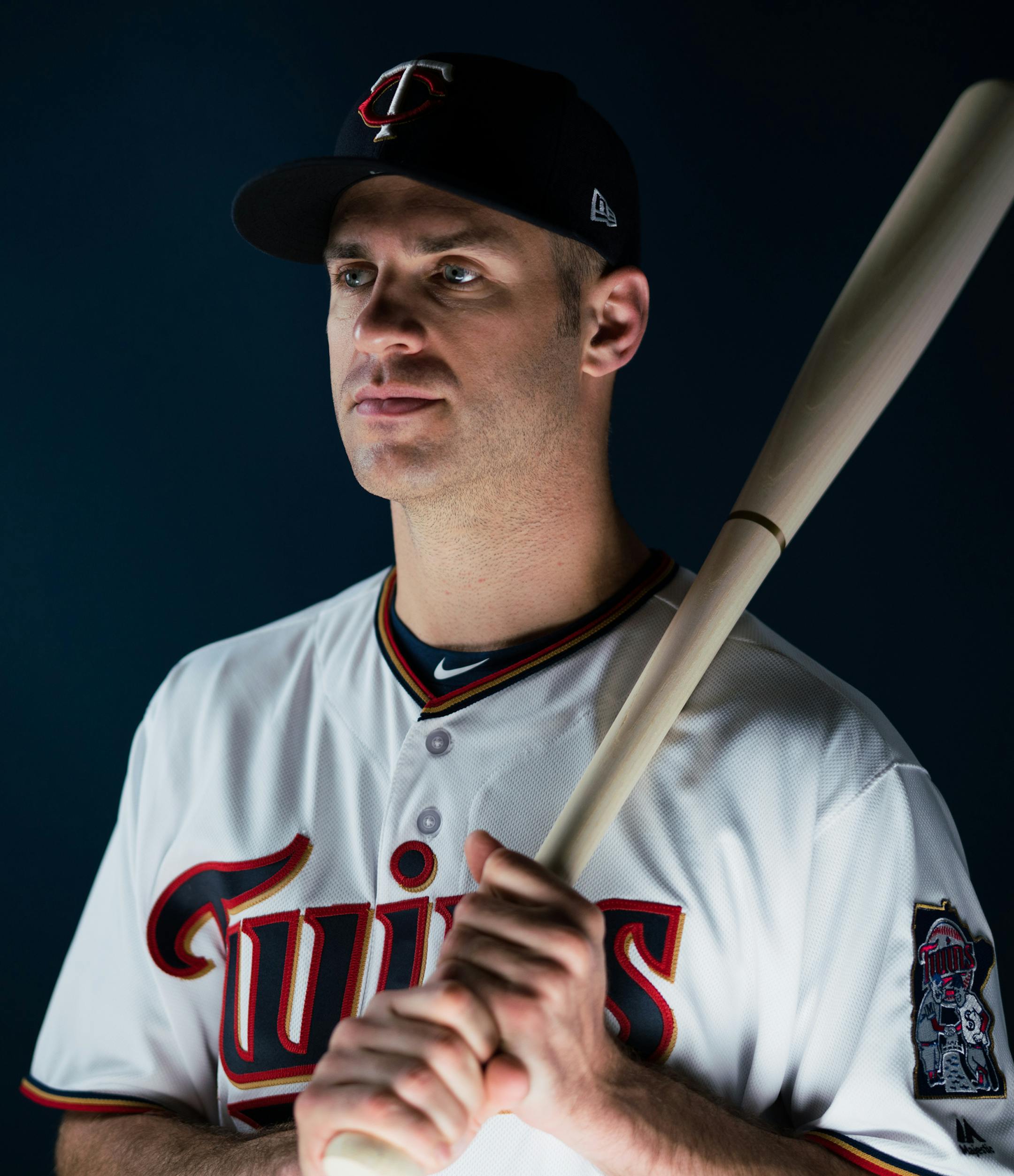 Twins first baseman Joe Mauer (7) ] MARK VANCLEAVE ï mark.vancleave@startribune.com * Team portraits at Twins spring training in Fort Myers, Florida on Wednesday, Feb. 21, 2018.