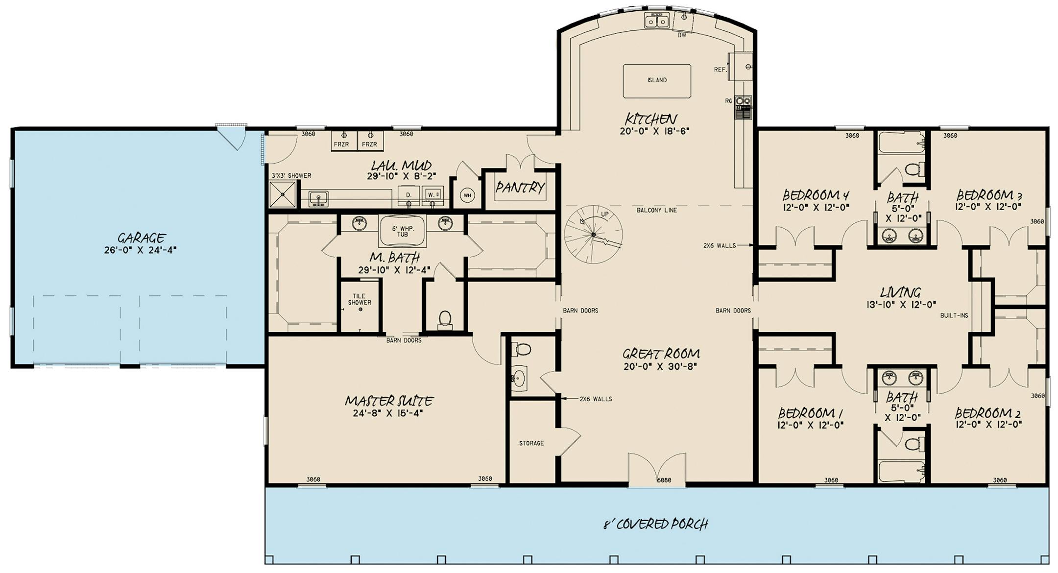 Home plan: Barn-style melds country with contemporary
