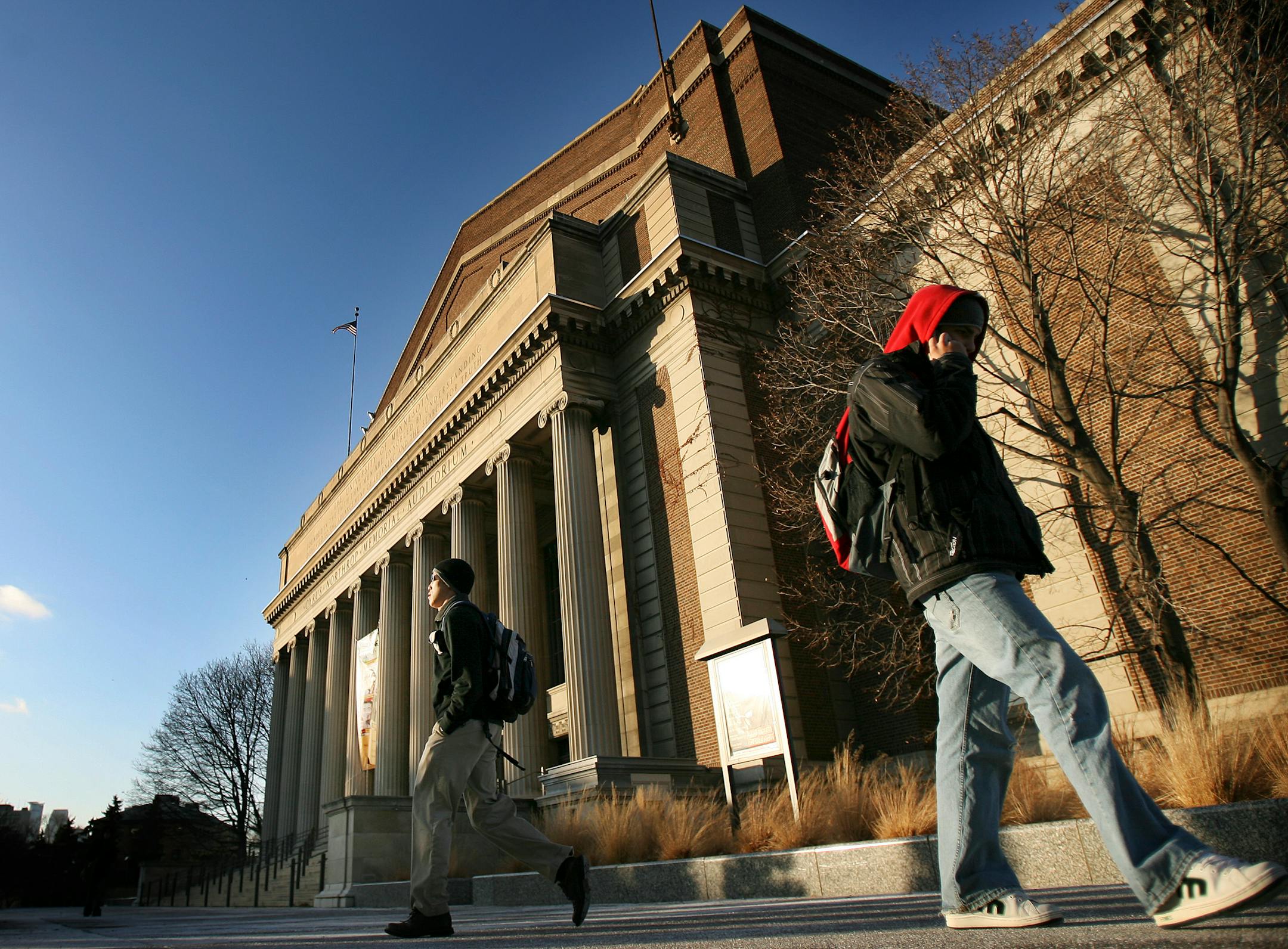 The country must stimulate greater investment in the education of working adults to strengthen the economic security of future generations. Above, Northrop Auditorium at the University of Minnesota.