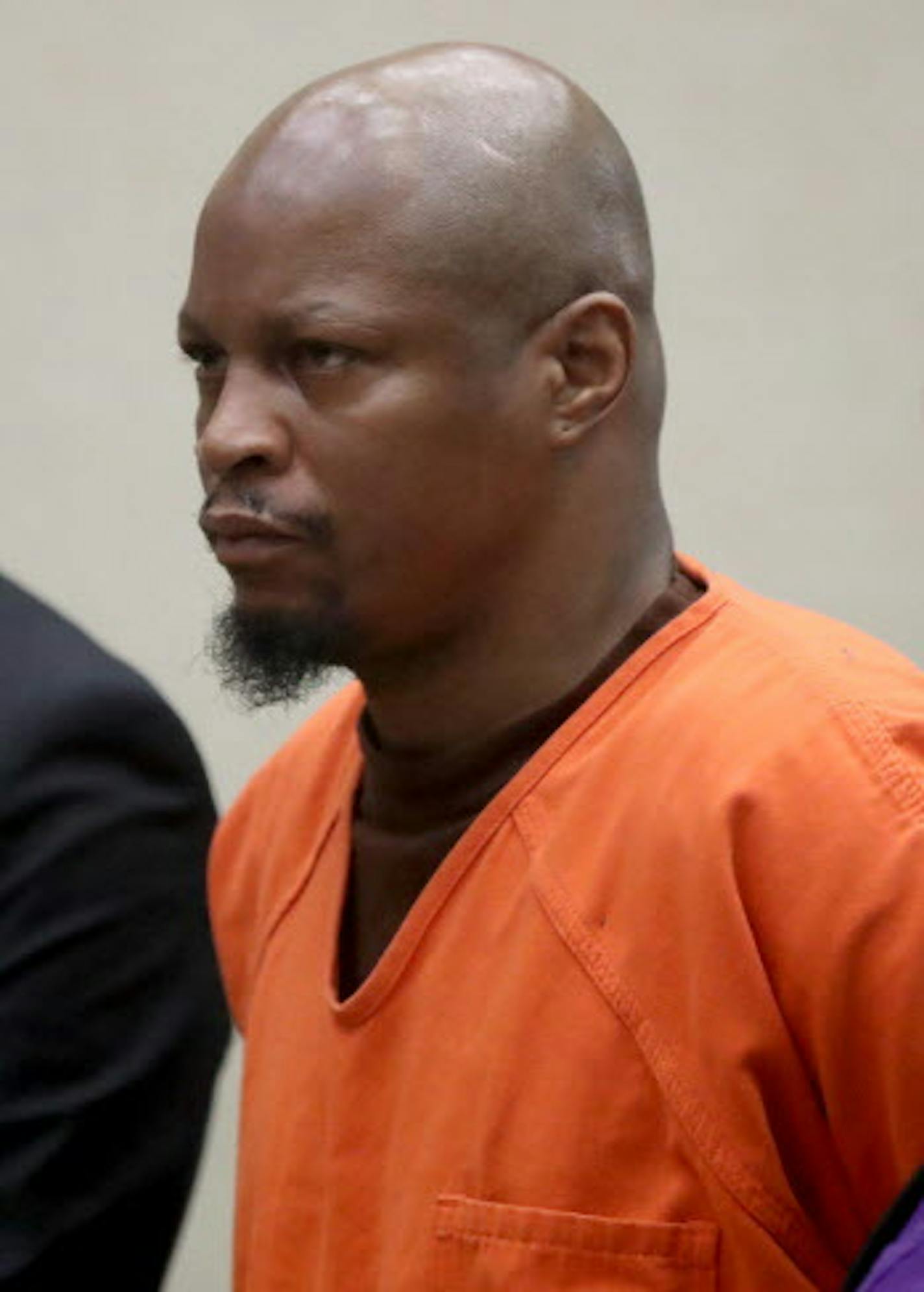 Benjamin Love, 46, stands after being sentenced to the maximum 288 months or 24 years by Judge Jay Quam Thursday, March 8, 2018, at the Hennepin County Government Center Courtroom in Minneapolis, MN. Love earlier plead guilty to second-degree unintentional murder and three other counts related to the stabbing death of Mai Yer Cha, 31, who defended her friends as Love tried to rob them last summer.] DAVID JOLES &#xef; david.joles@startribune.com Benjamin Love is sentenced to prison for the Minnea