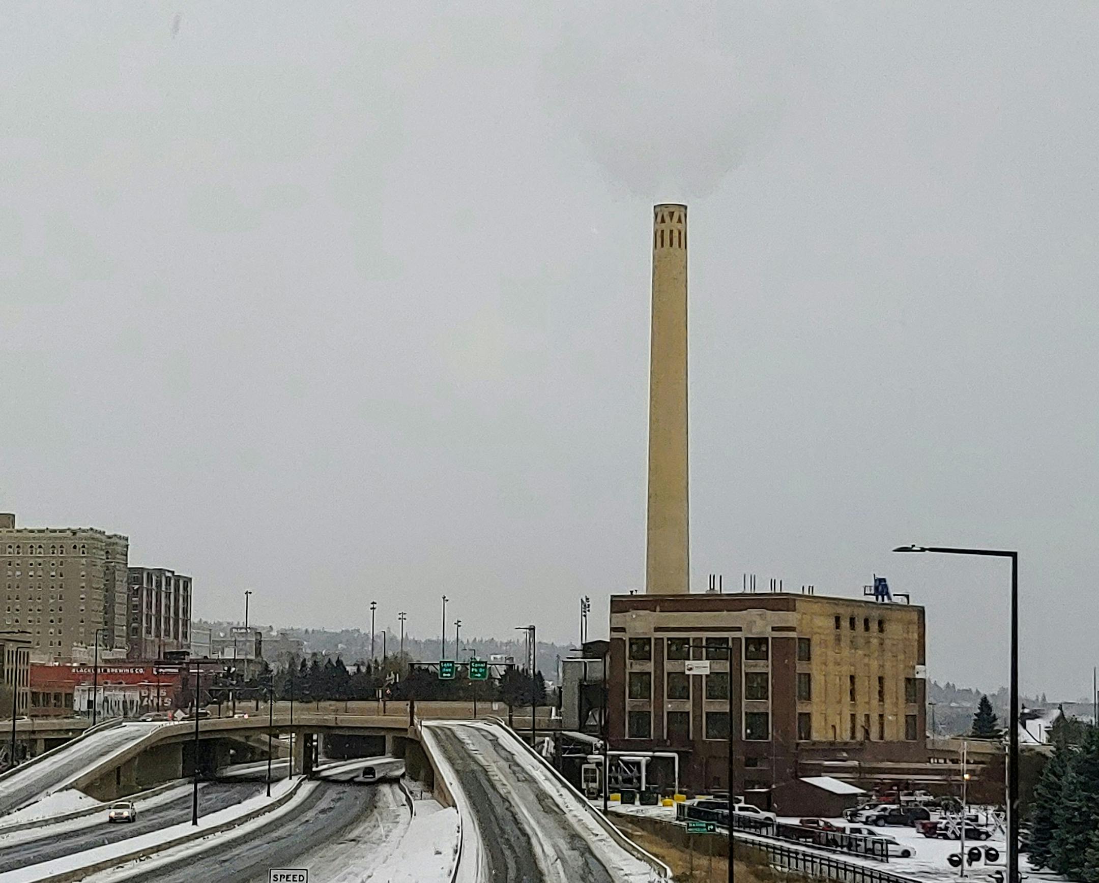 Duluth's steam plant near Canal Park is the city's largest source of carbon emissions it controls, something a new sustainability officer will have to contend with to meet greenhouse gas reduction goals.