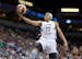 The Lynx's Maya Moore beat the Tulsa Shock defense to the basket on a drive in the first half last Sunday night at Target Center.