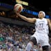 The Lynx's Maya Moore beat the Tulsa Shock defense to the basket on a drive in the first half last Sunday night at Target Center.