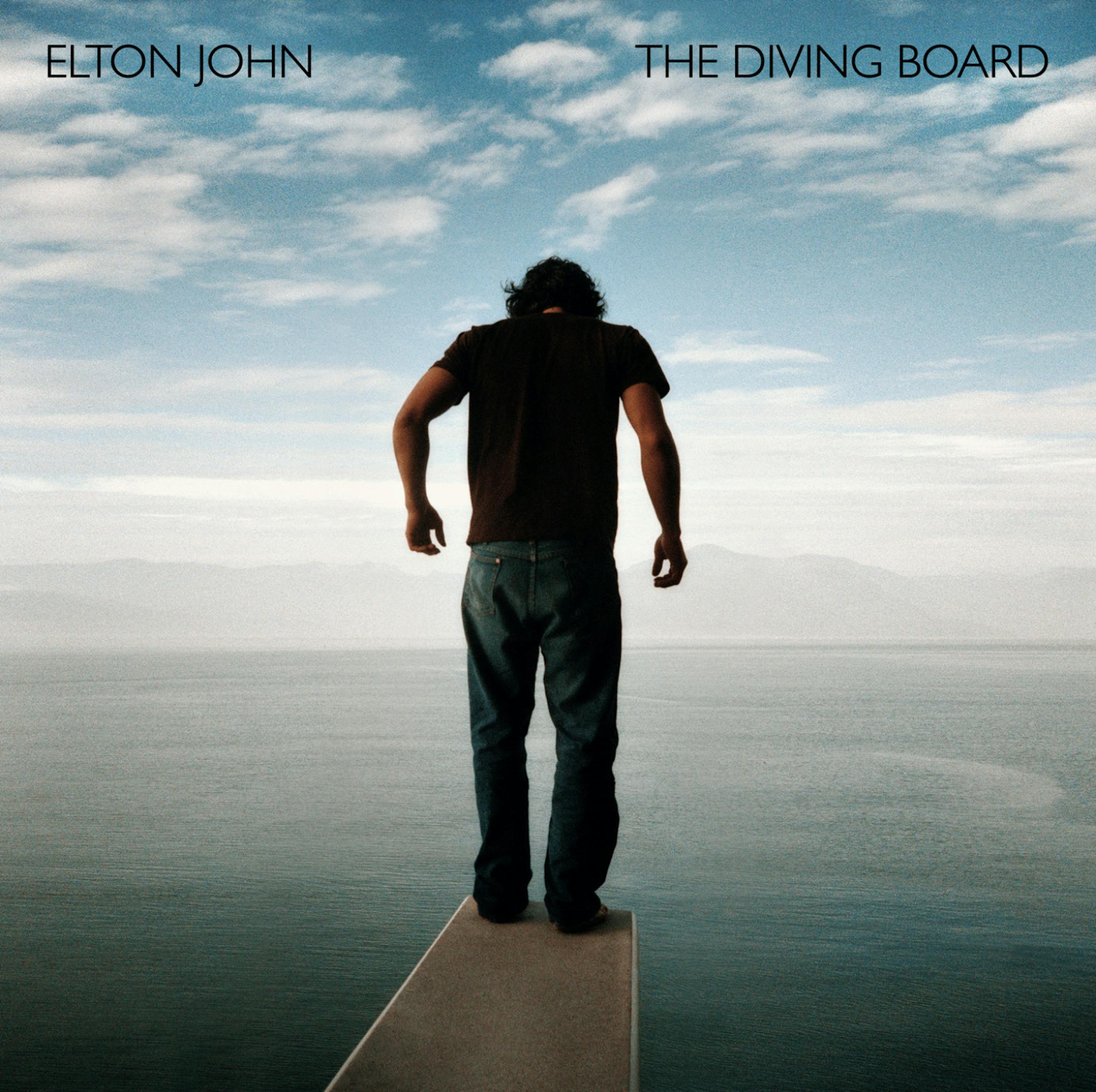 Elton John’s “The Diving Board” album cover art.