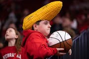 Cooper Huck, 12, of Raymond, Neb., was just one of thousands of fans adding to the intimidating atmosphere at Pinnacle Bank Arena when the Gophers pla