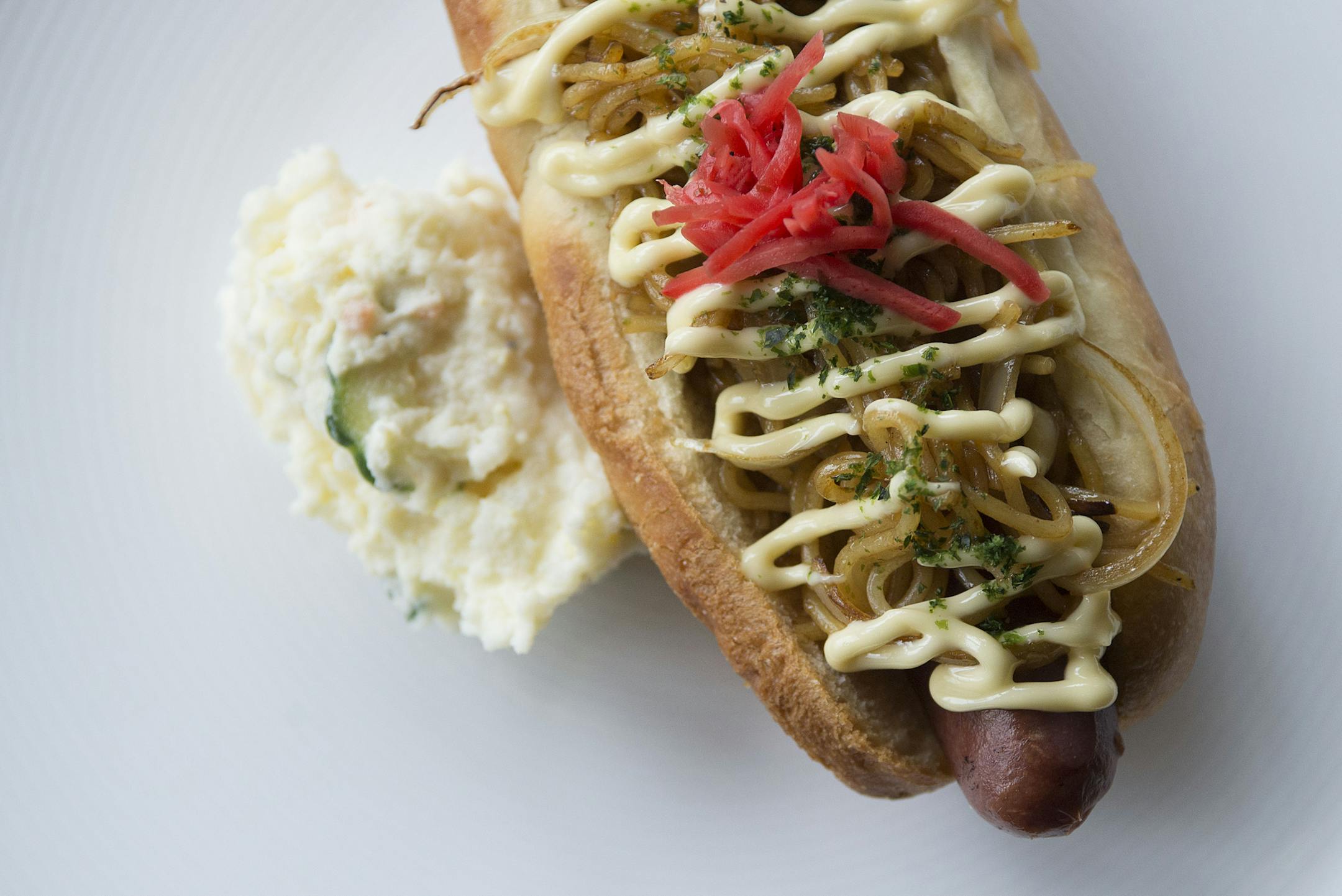 Yakisoba Dog from Kyatchi.] BRIDGET BENNETT SPECIAL TO THE STAR TRIBUNE • bridget.bennett@startibune.com
