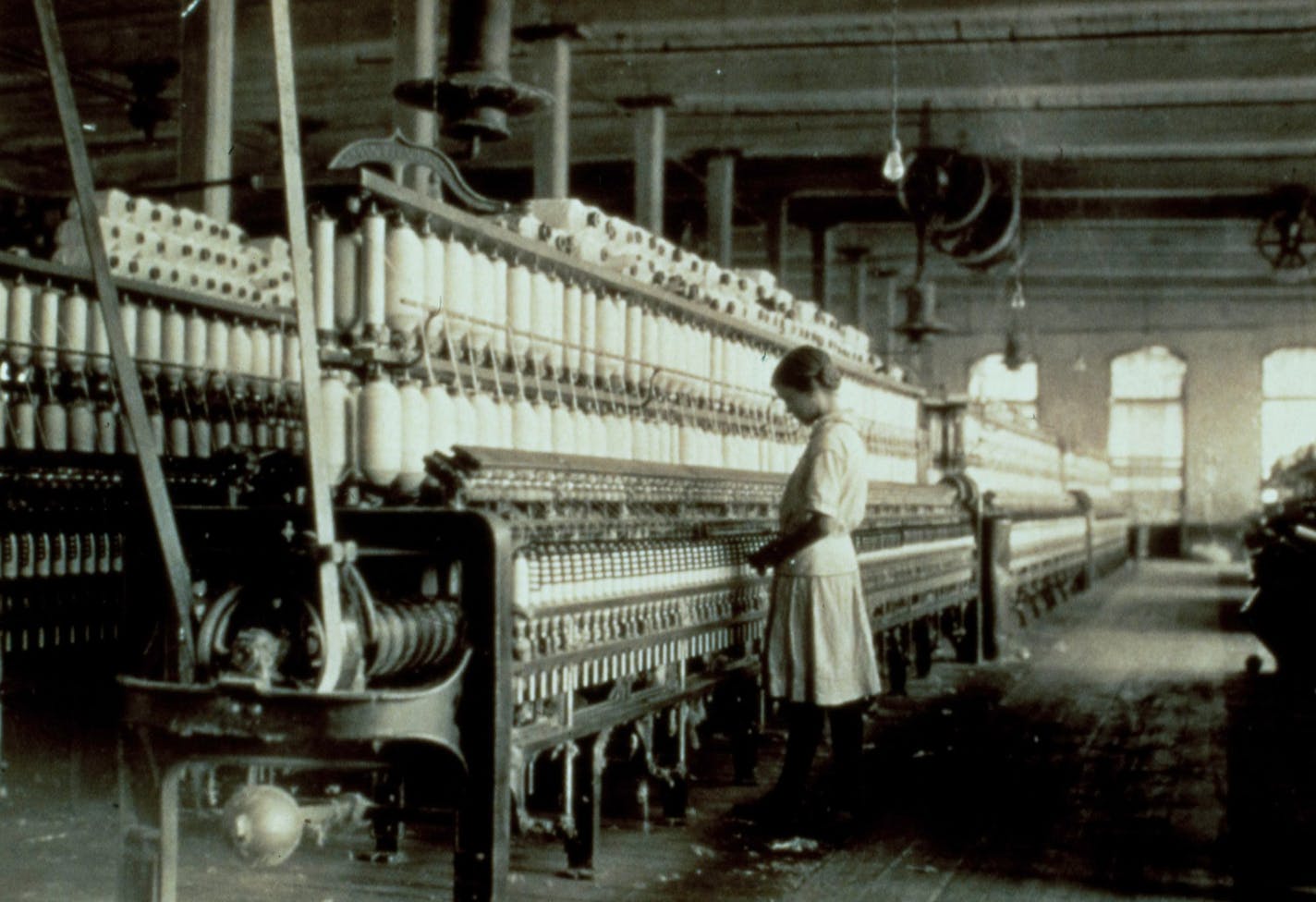 Photo of child laborer by Lewis Hine, part of the "Just Kids" exhibit at the Minneapolis Institute of Art.