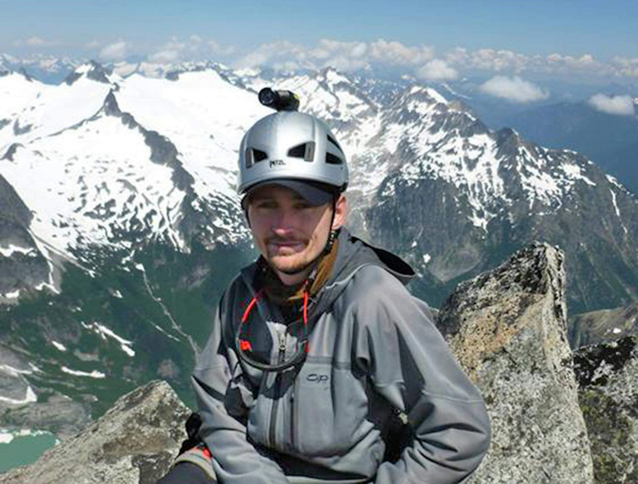 Mark Mahaney, pictured during a previous climb.