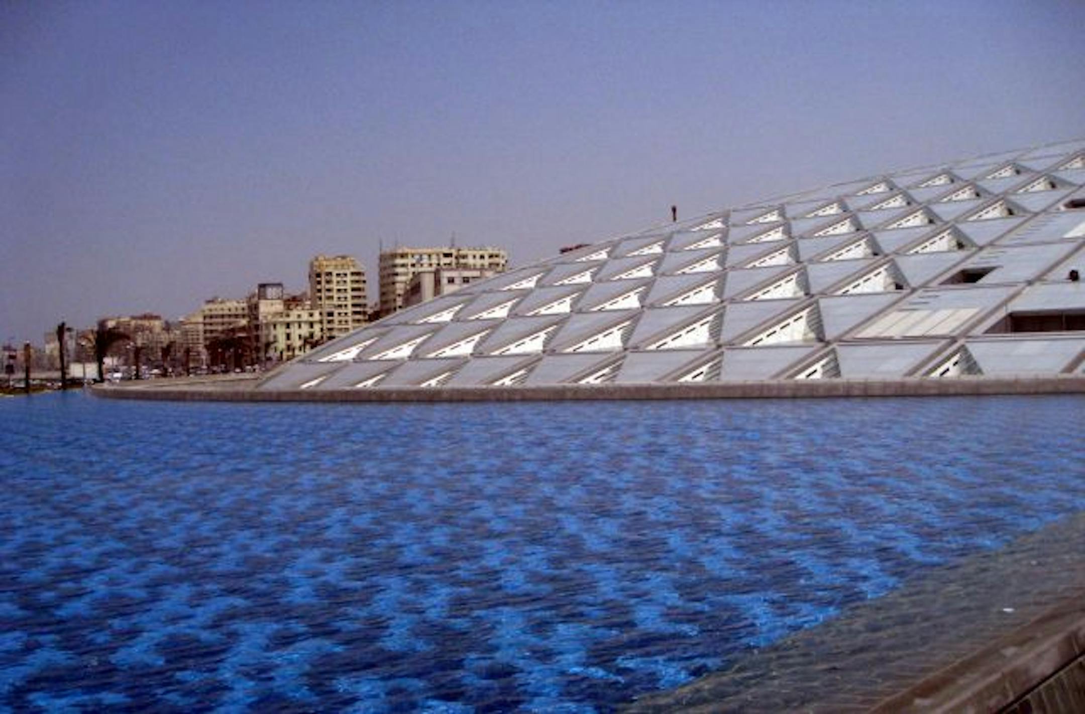 Bibliotheca Alexandrina is a modern statement in the ancient city of Alexandria, Egypt.