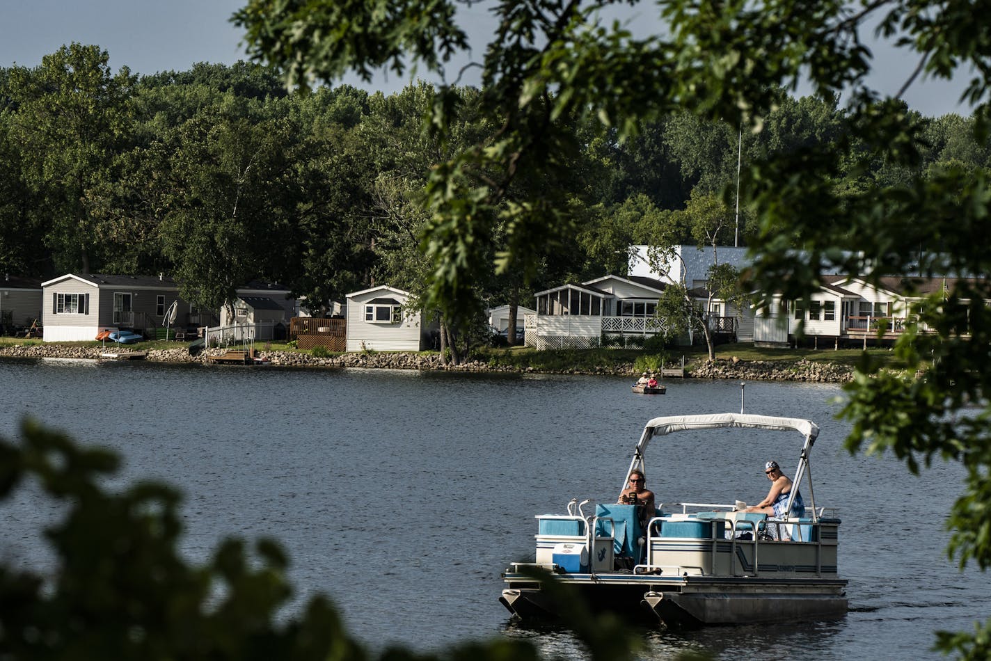 Landfall, the tiny mobile home park city on a lake in the east metro, is on the verge of a serious boost in transit service. The Gold Line BRT between St. Paul and Woodbury, now under discussion at public open houses, will include a stop near the edge of the city.