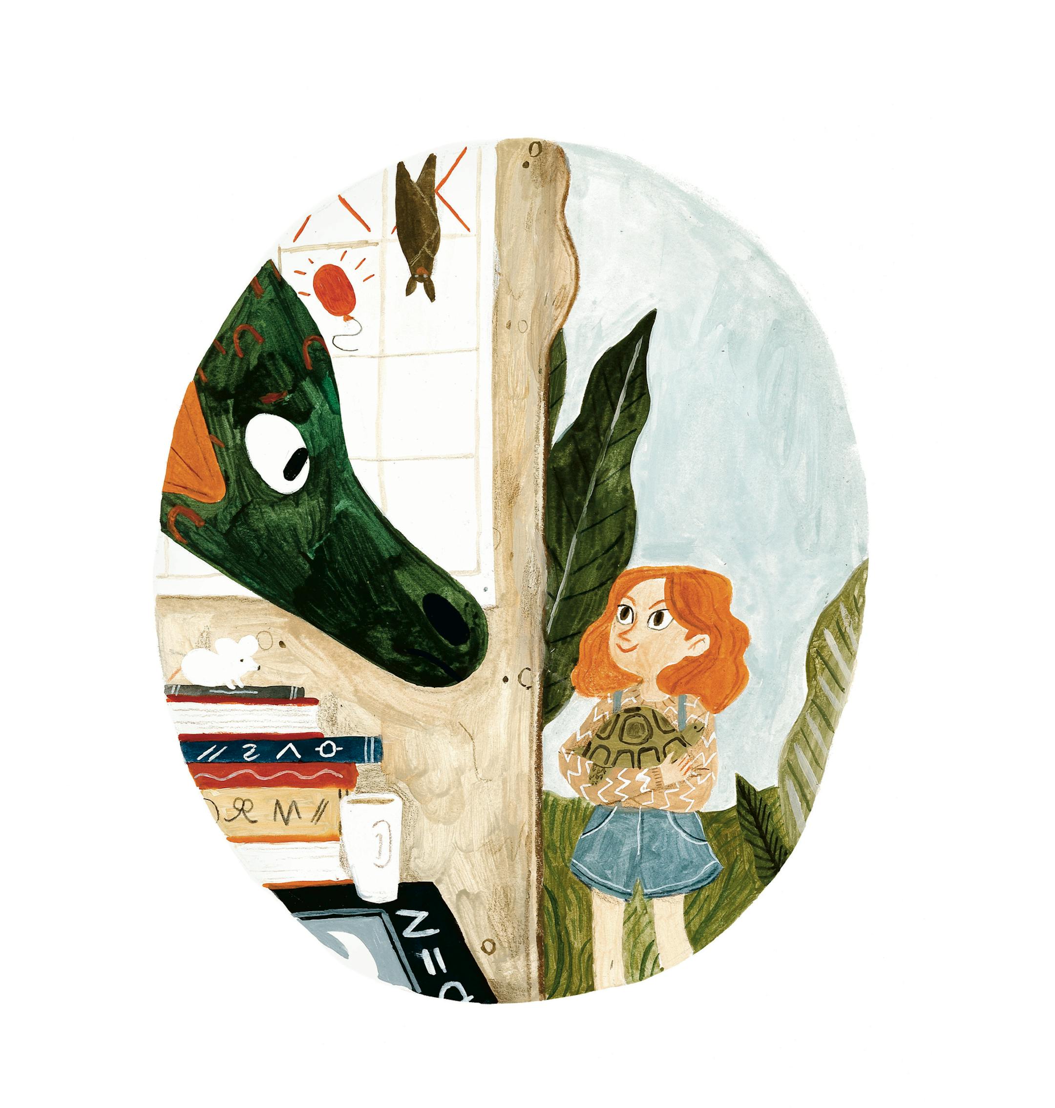 Franklin and Luna and the Book of Fairy Tales, by Jen Campbell and Katie Harnett Illustration by Katie Harnett/ Courtesy of Thames & Hudson