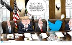 Editorial cartoon: Michael Ramirez on the Trump administration